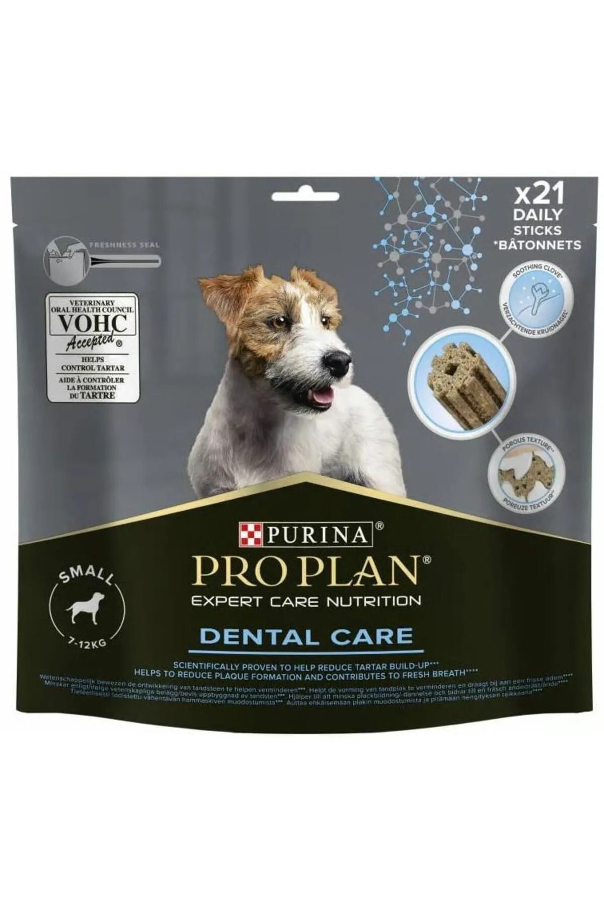 Pro Plan Pro Plan Dental Care Küçük Irk Köpek Ödül Maması 21 Adet 345gr Küçük ırk yetişkin köpekler (7-12 kg)