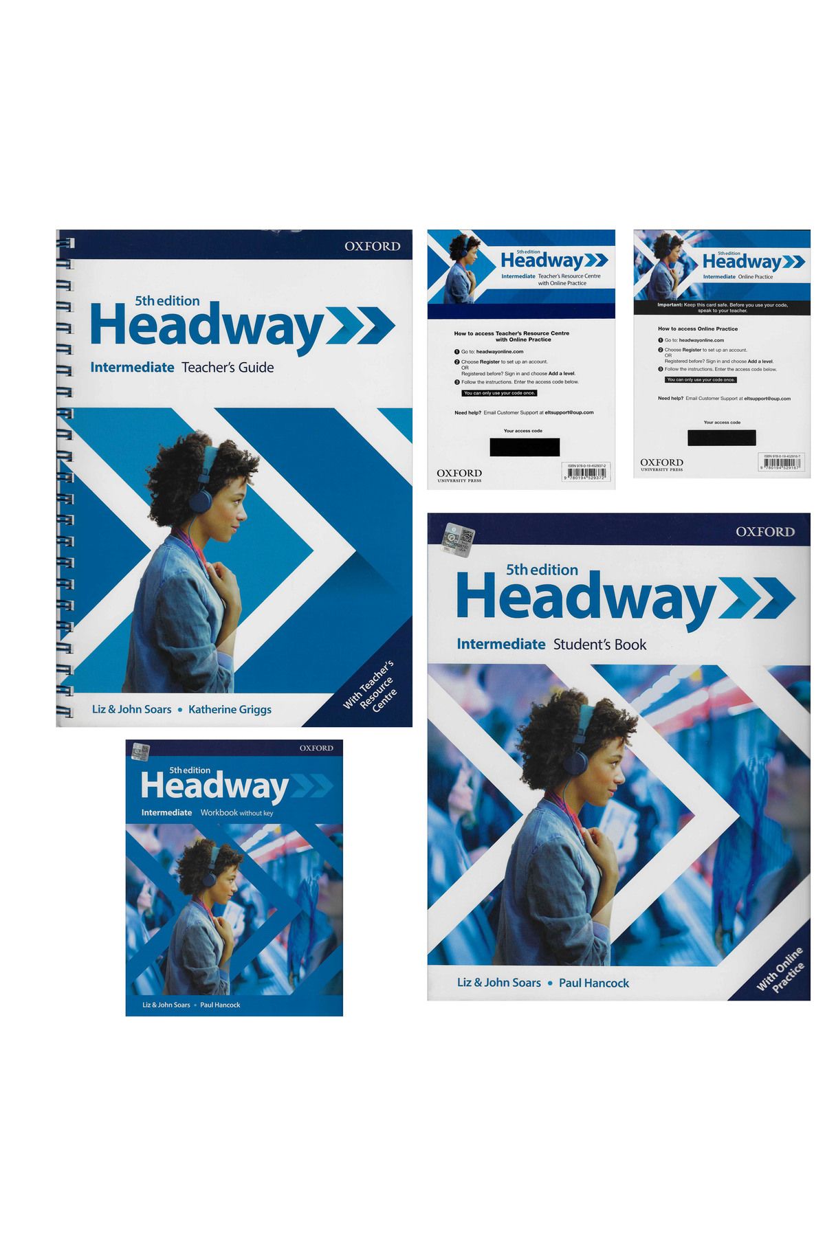 OXFORD UNIVERSITY PRESS Headway İntermediate Teachers Book + Students Book + Workbook + 2 Adet Kod (Online Practice Code)