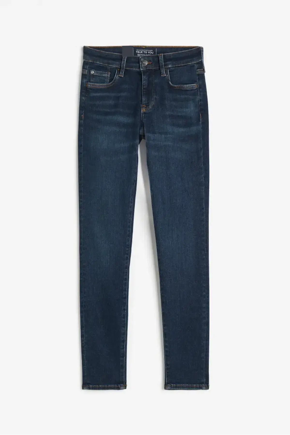 For Big Trend Kadın Yüksek Bel Strech Dar Paça Esnek Yıkamalı Jeans Pantolon