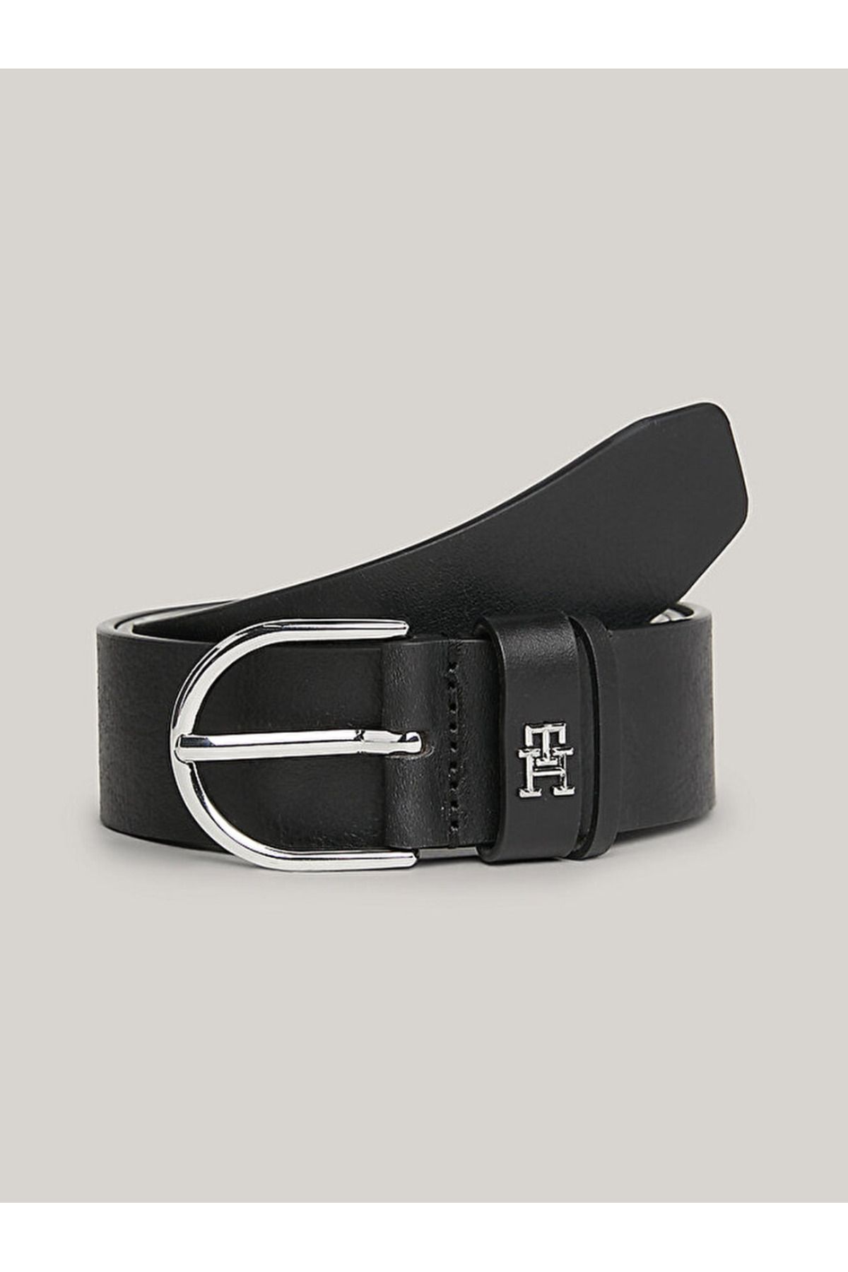 Tommy Hilfiger Essential TH Monogram Leather Belt