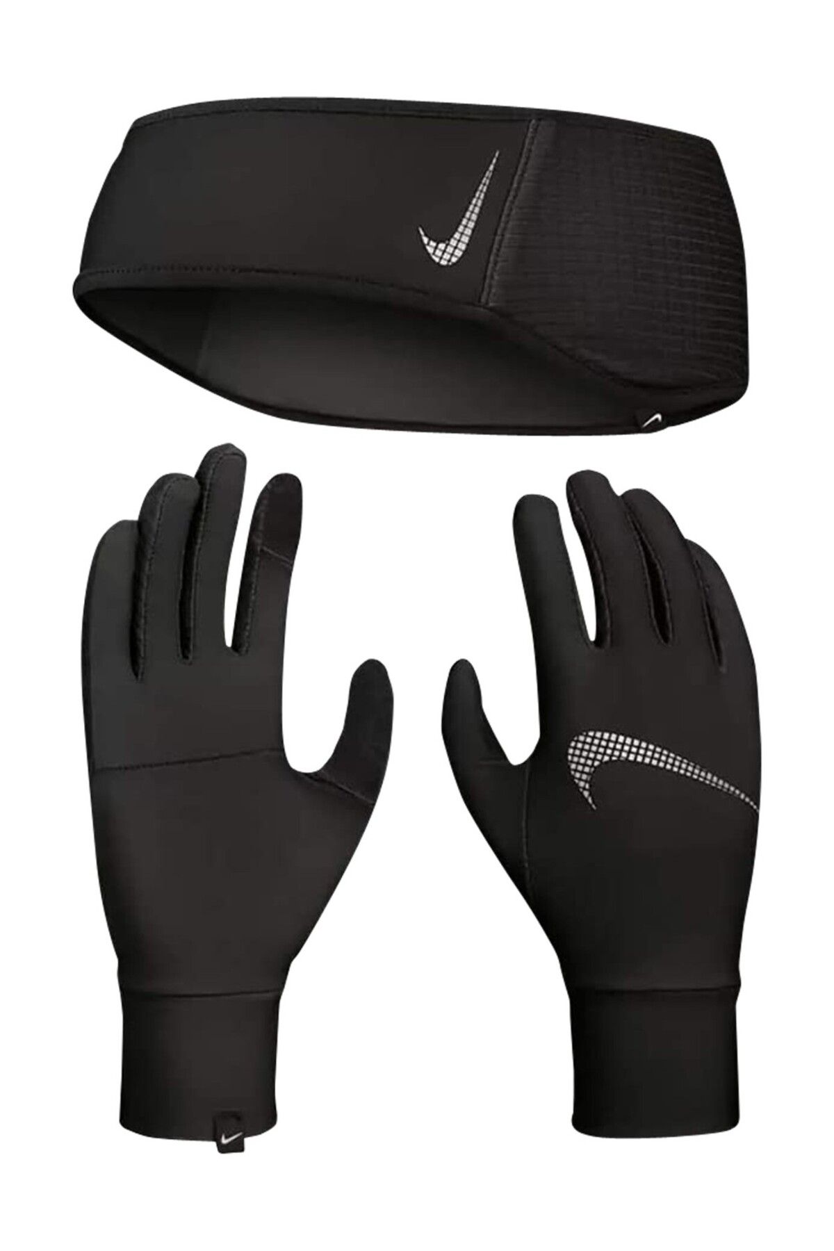 Nike DRI-FIT Lightweight Saç Bandı ve Eldiven Seti