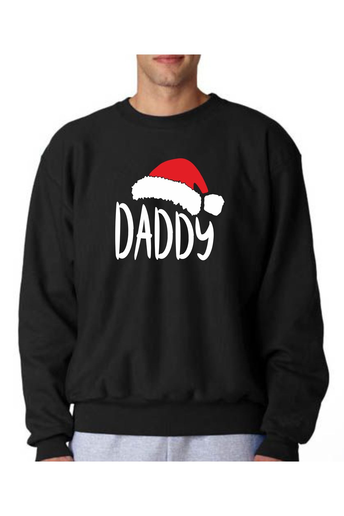 venüsdijital Yılbaşı Özel Baskılı Daddy Sweatshirt