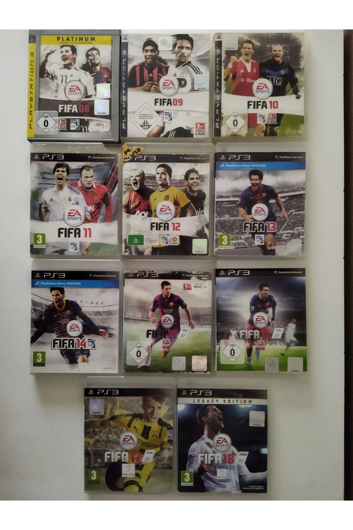 EA Sports PS3 OYUNU - FİFA SERİLERİ ( 11 OYUN )