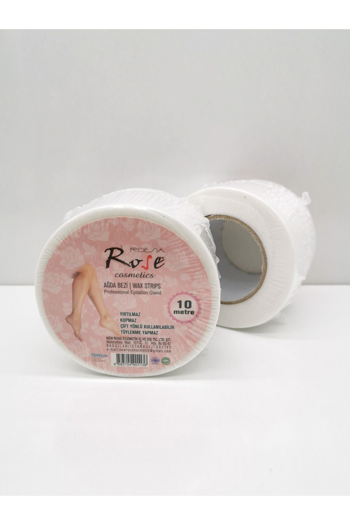 Roesıa Rose Cosmetics Rose 10 Metre Tüm Ciltler İçin Ağda Uygulama Bezi - Rulo Ağda Bezi