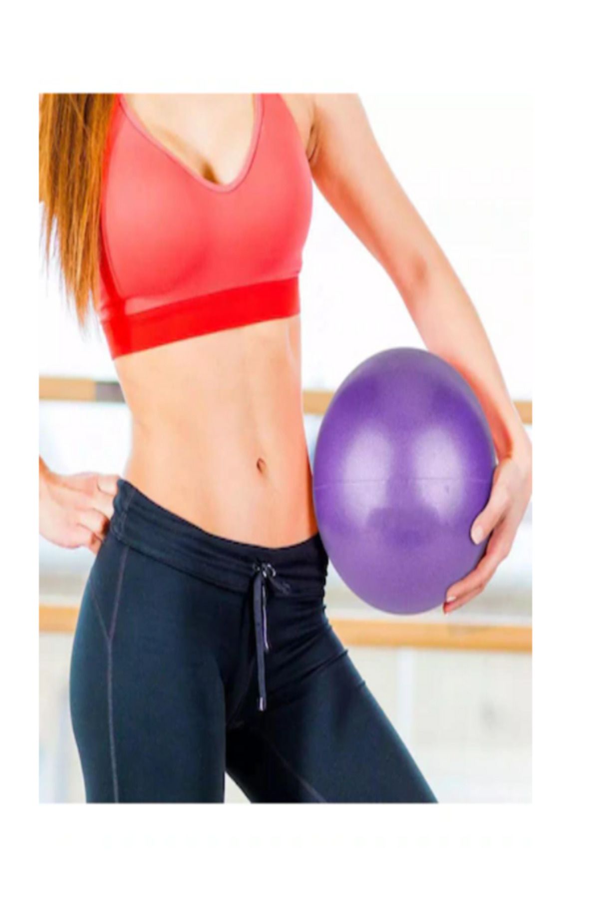 Clifton Pilates Topu,Jimnastik Yoga Egzersiz Plates Topu (25 CM-MOR)