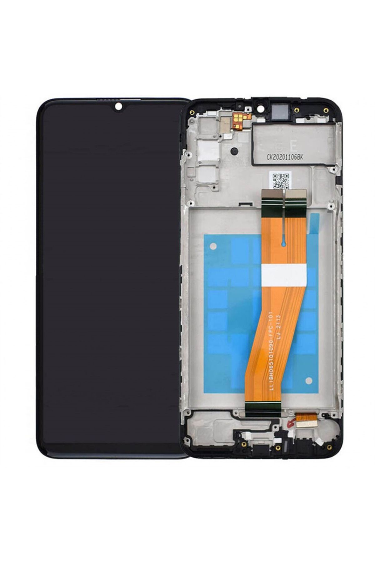 Samsung Galaxy A03 A035f Uyumlu Lcd Ekran Dokunmatik Siyah Servis Çıtalı