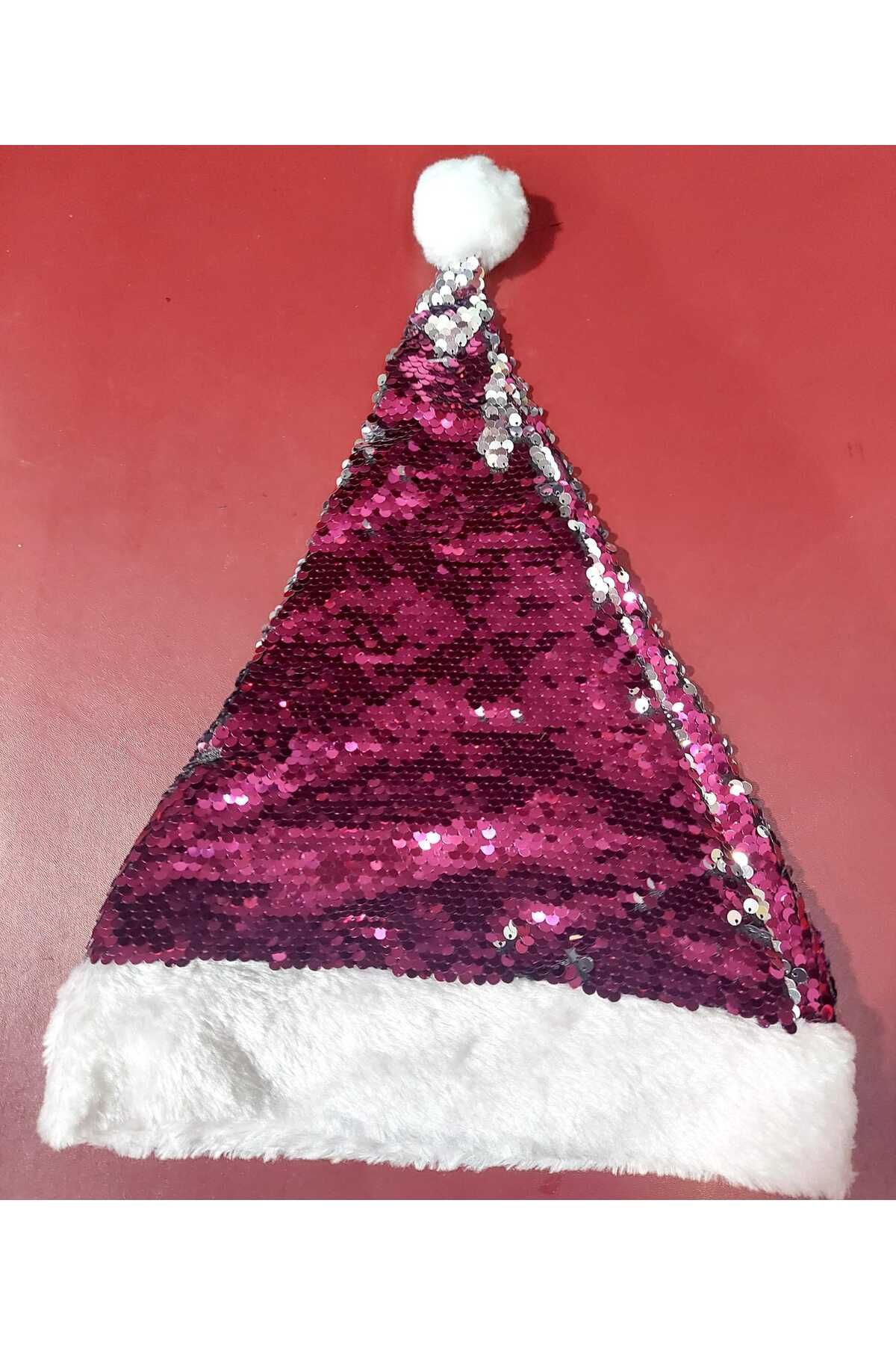 Giftpoint Yılbaşı Dekoratif Snowball Noel Şapka Ev Yaşam Pullu Parlak Parti Klasik Noel Christmas 1 Adet