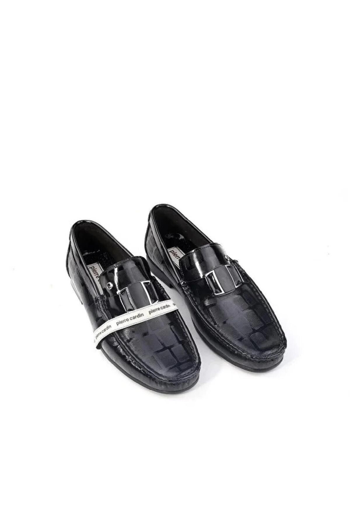 Pierre Cardin Siyah Rugan Erkek Klasik Ayakkabı