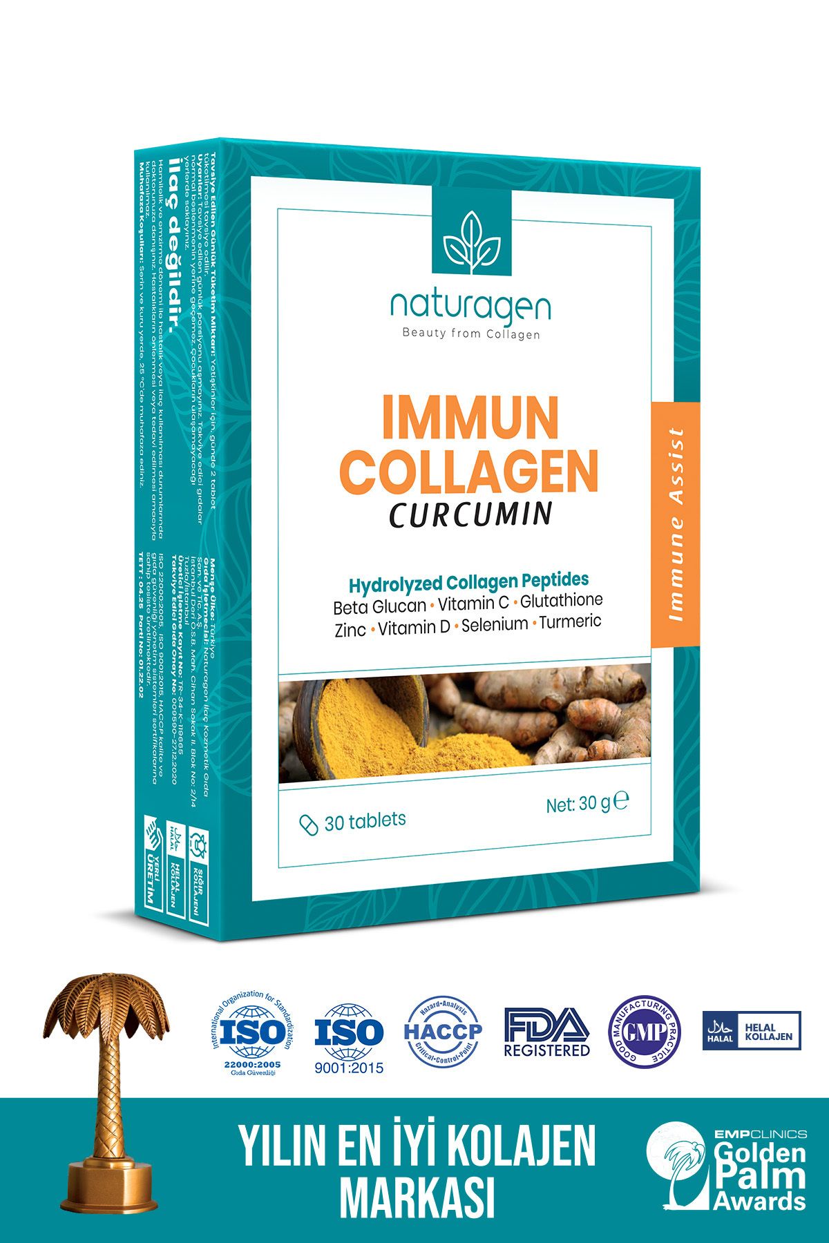 Naturagen Curcumin Collagen 30 Tablet