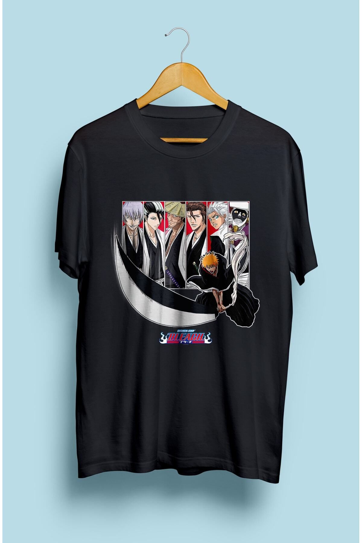 FULL TOLERANCE Oversize Bleach Takım Kaptanları Özel Tasarım Anime Tişört