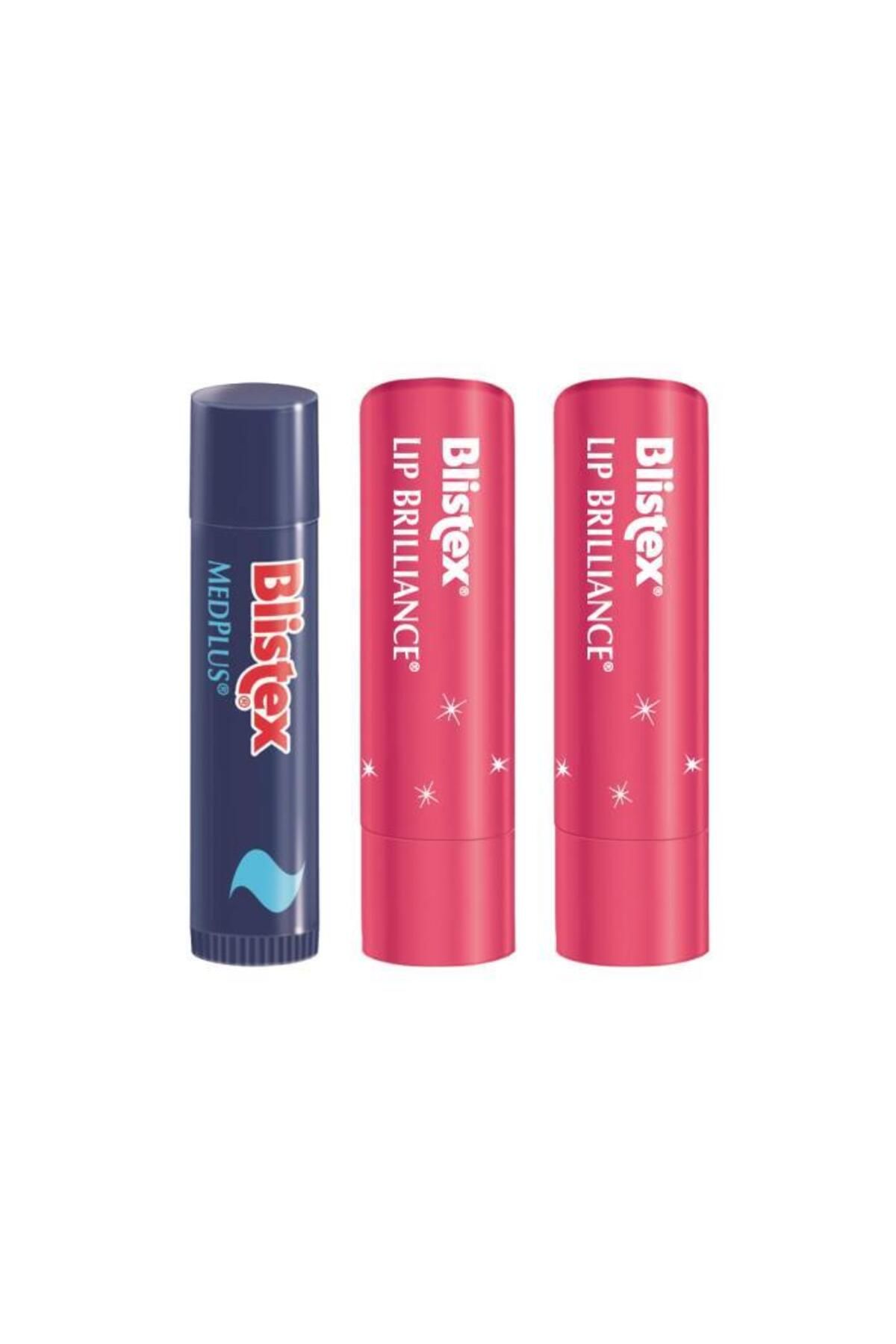 Blistex Renk Ve Işıltı Etkili Nemlendirici Spf15 - Lip Brilliance Spf15 3,7 G X2 Adet Kuru