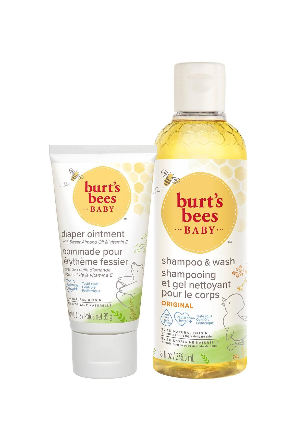 Burt's Bees Burt's Bees Bebek Pişik Kremi & Şampuan Seti