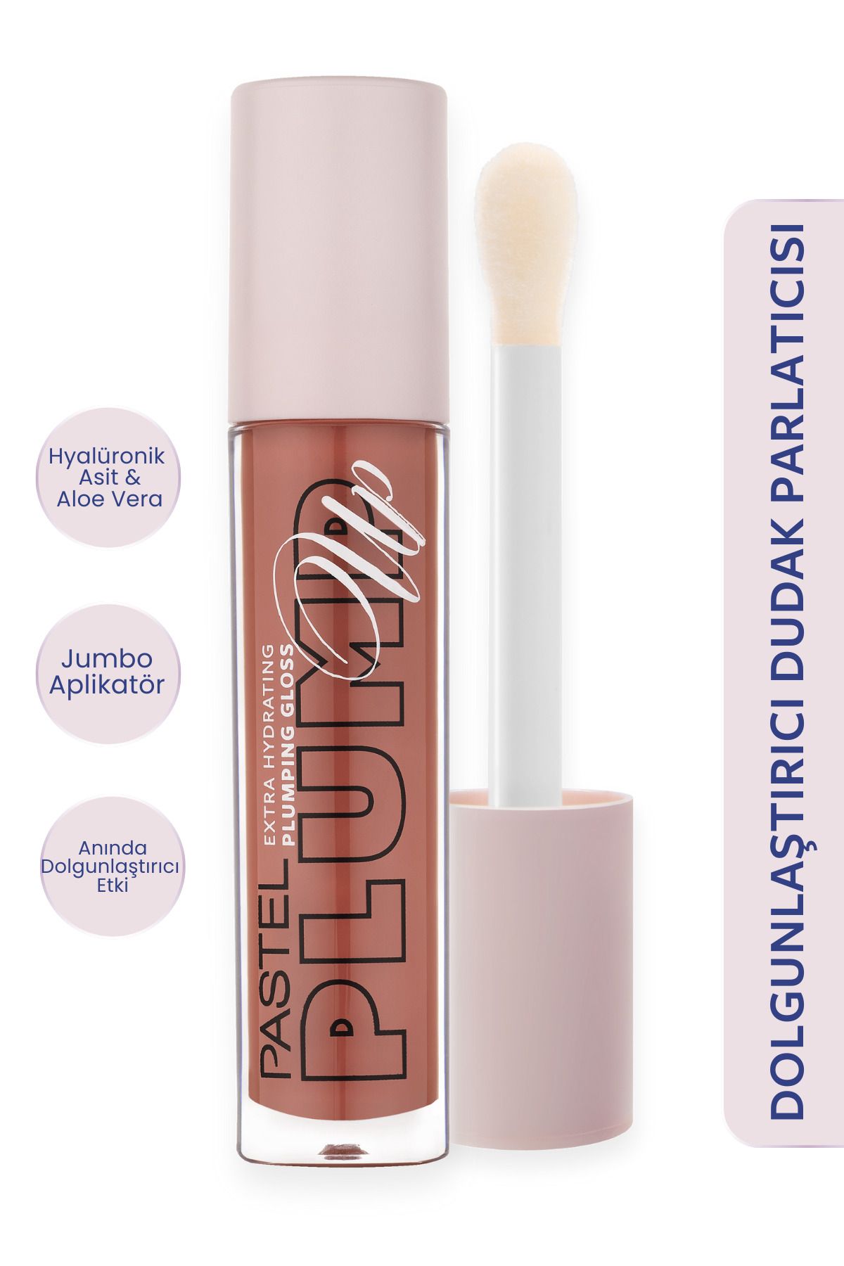 Plump Up Extra Hydrating Plumping Gloss - Dolgunlaştıran Dudak Parlatıcısı 205 Just Natural_0