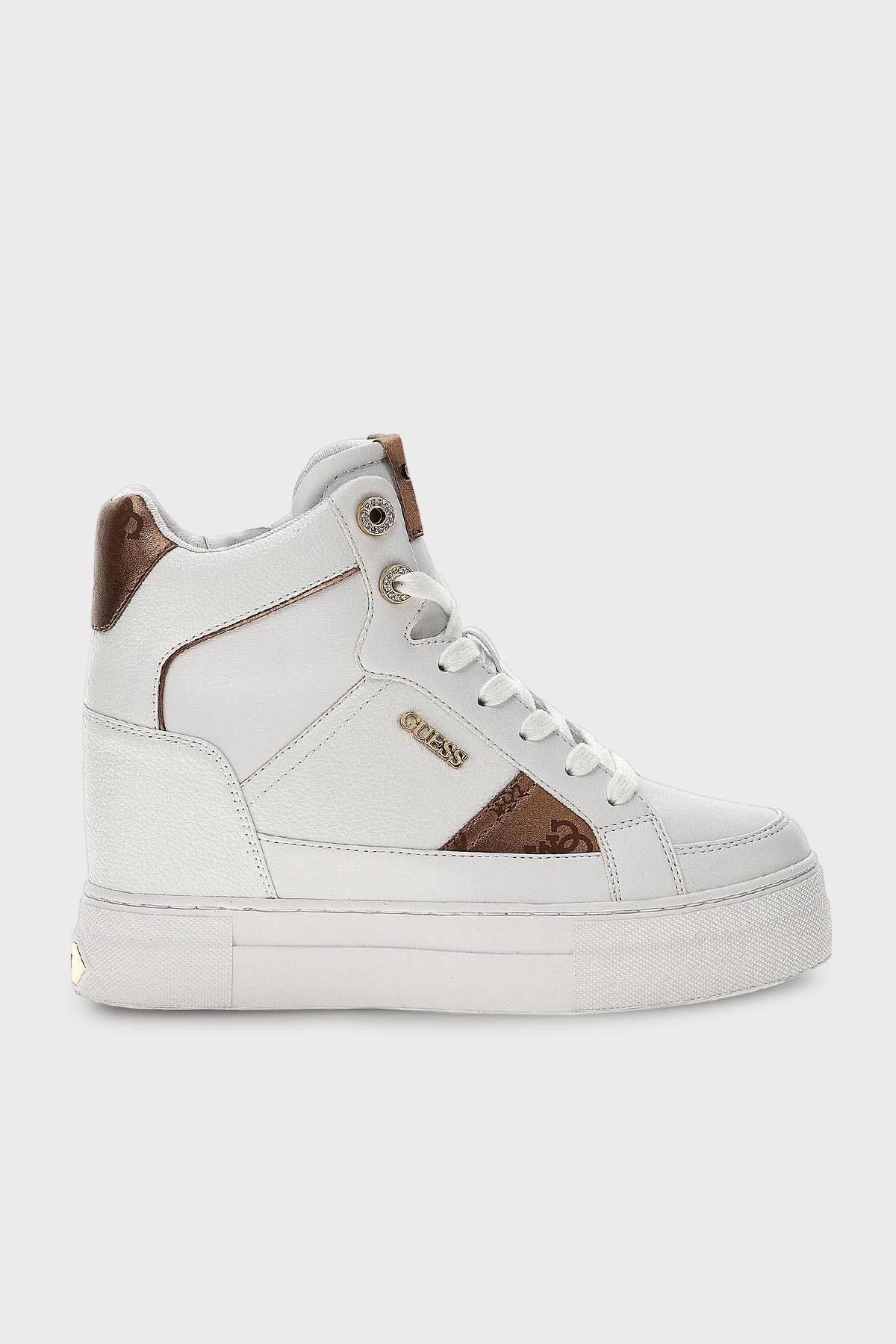 Guess Gizli Topuklu Sneaker Ayakkabı AYAKKABI FL7FRI ELE12 WHITE
