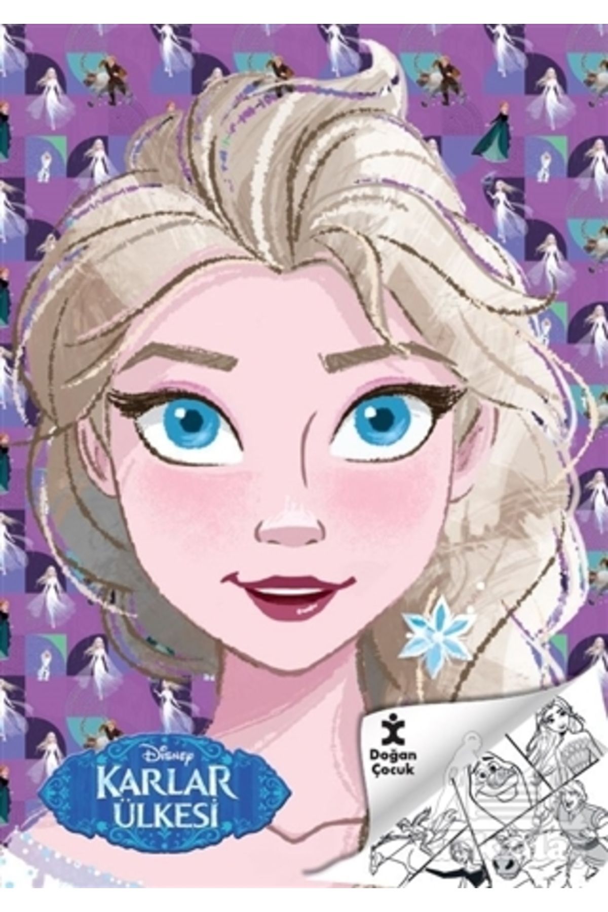 Doğan Egmont Yayıncılık Disney Karlar Ülkesi Kraliçe Elsa Boyama Kitabı