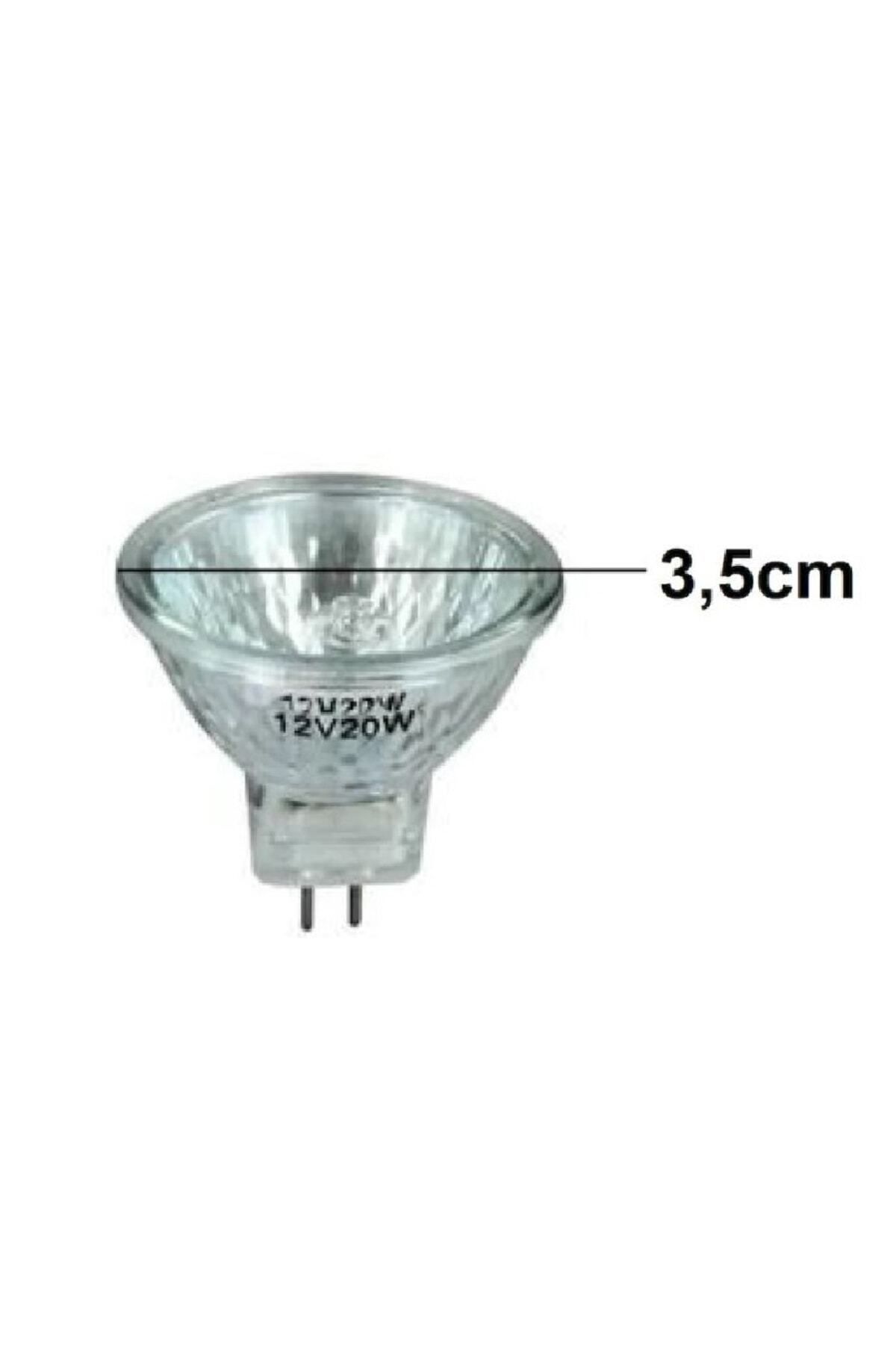 Arçelik P 70 (7808110100) Davlumbaz Aspiratör için Lamba 12V 20W 3,5cm Çanak Halojen Ampul Spot Işık
