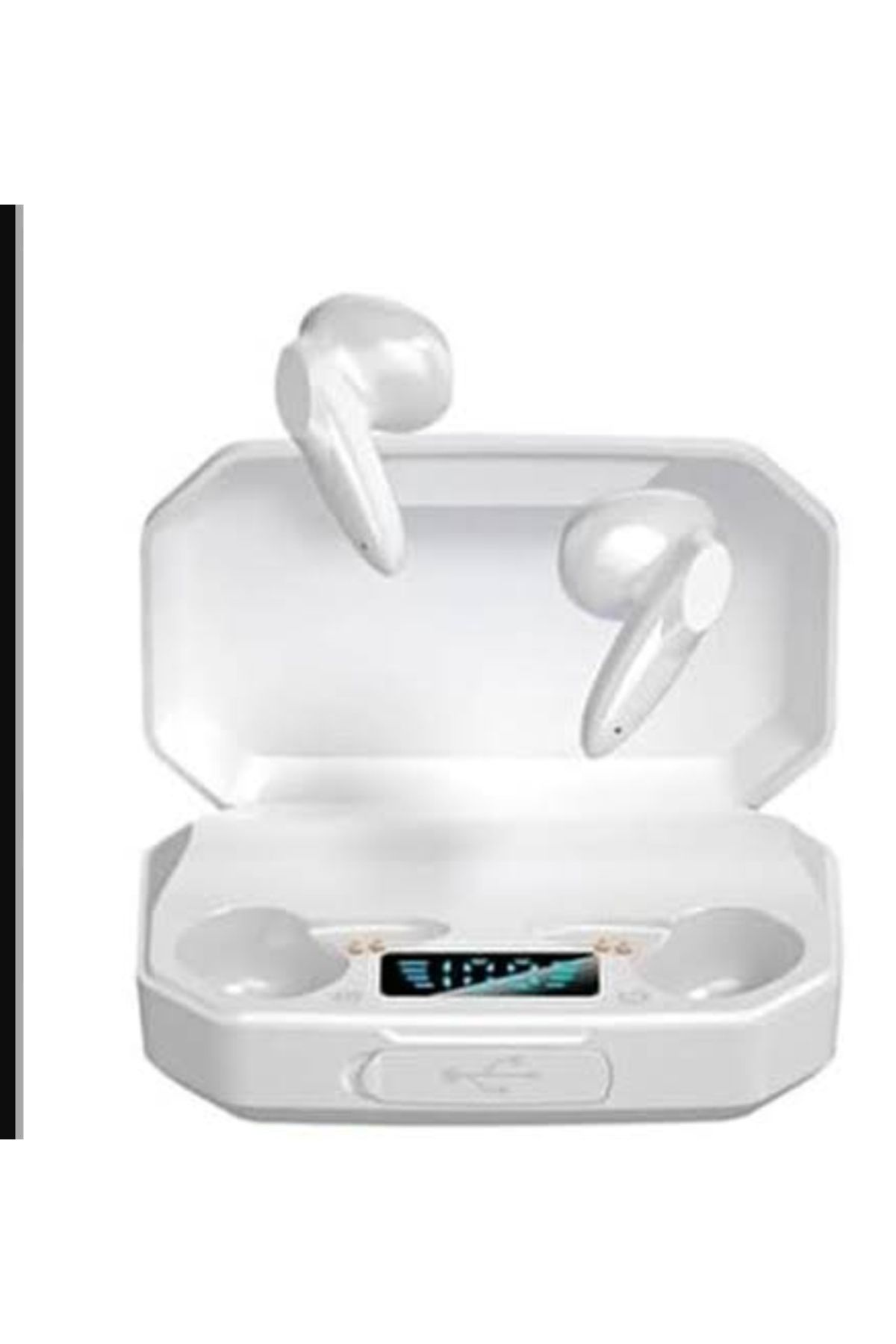 Line Techno G30 Beyaz Profesyonel Oyuncu Kulaklığı Kablosuz Kulakiçi Çift Mikrofonlu 3 Modlu