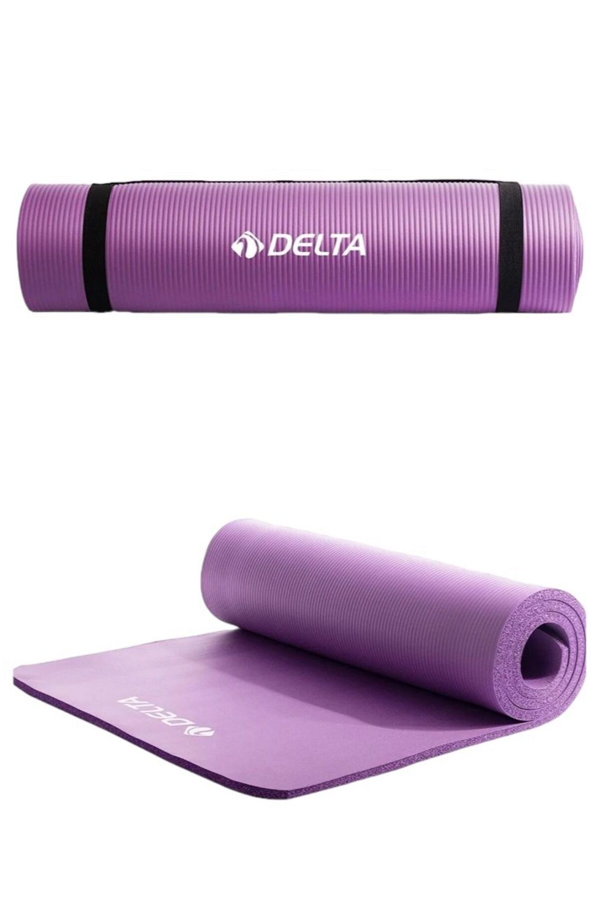 Delta 180 x 60 Konfor Zemin 10 mm Taşıma Askılı Pilates Minderi Yoga Matı Pilates 10 mm yok Mor