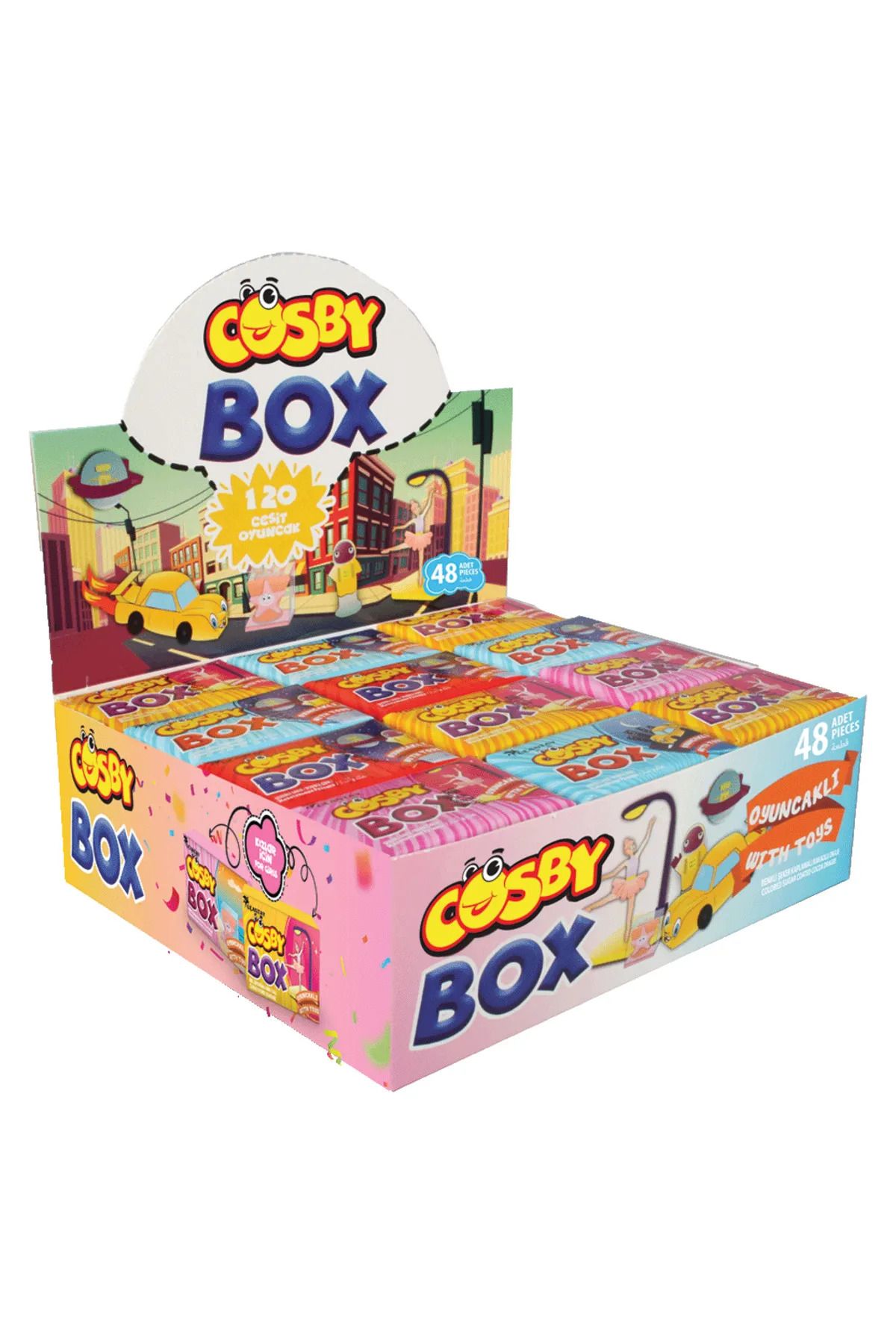 Cosby Box Oyuncaklı Sakız x 48 Adet