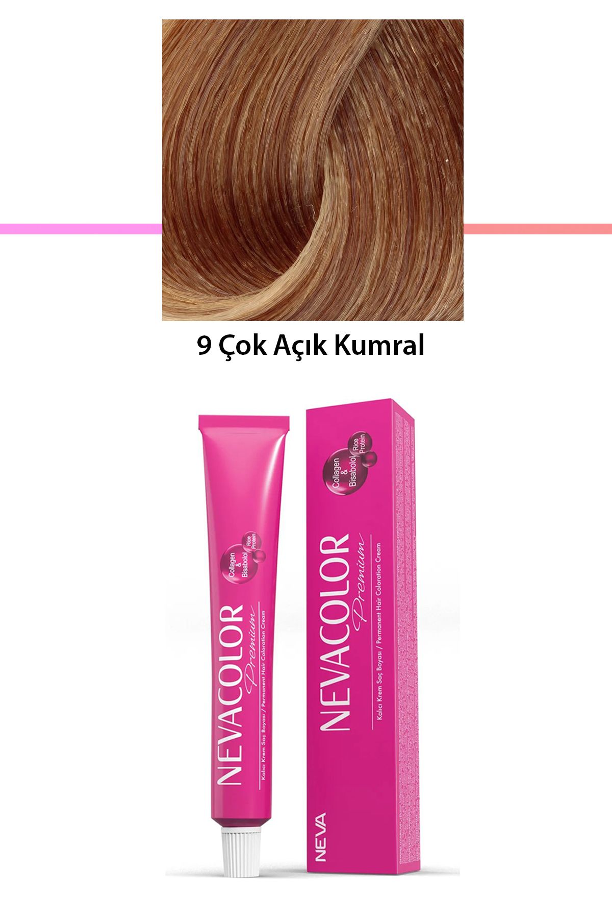 Neva Color Premium 9 Çok Açık Kumral - Kalıcı Krem Saç Boyası 50 g Tüp