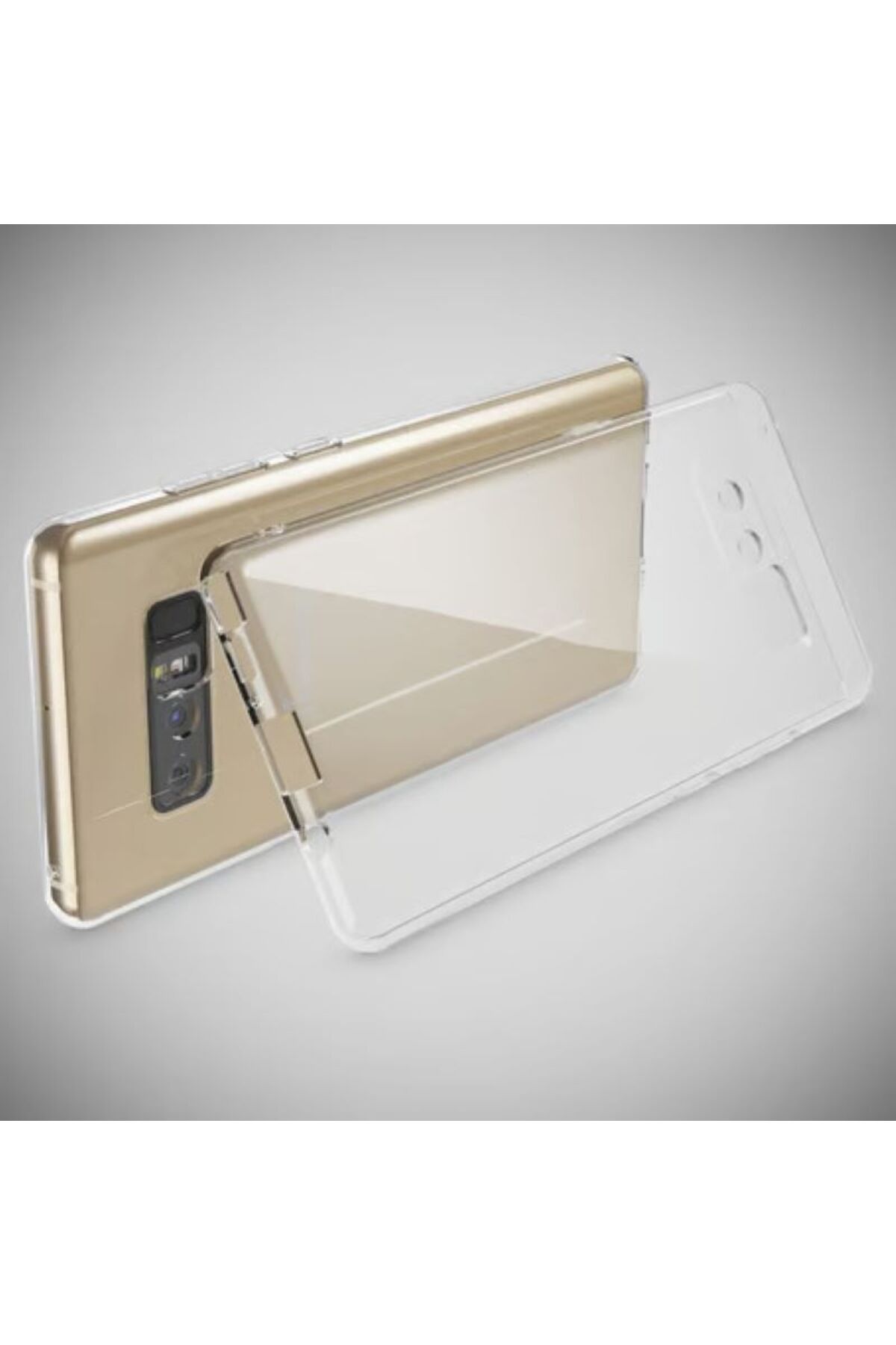 ZM STORE Samsung Galaxy Note 8 Uyumlu Lüx Silikon Şeffaf Kapak