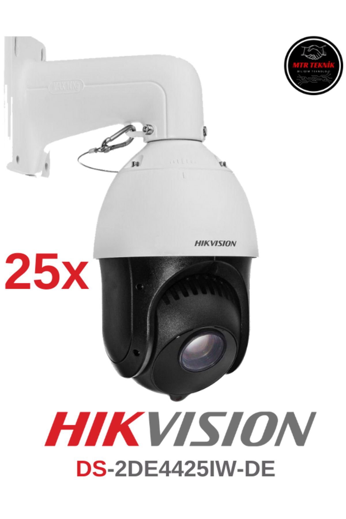 Hikvision HİKVİSİON DS-2DE4425IW-DE 4 MP 25x OPTİK ZOOM IP SPEED DOME KAMERA H.265+