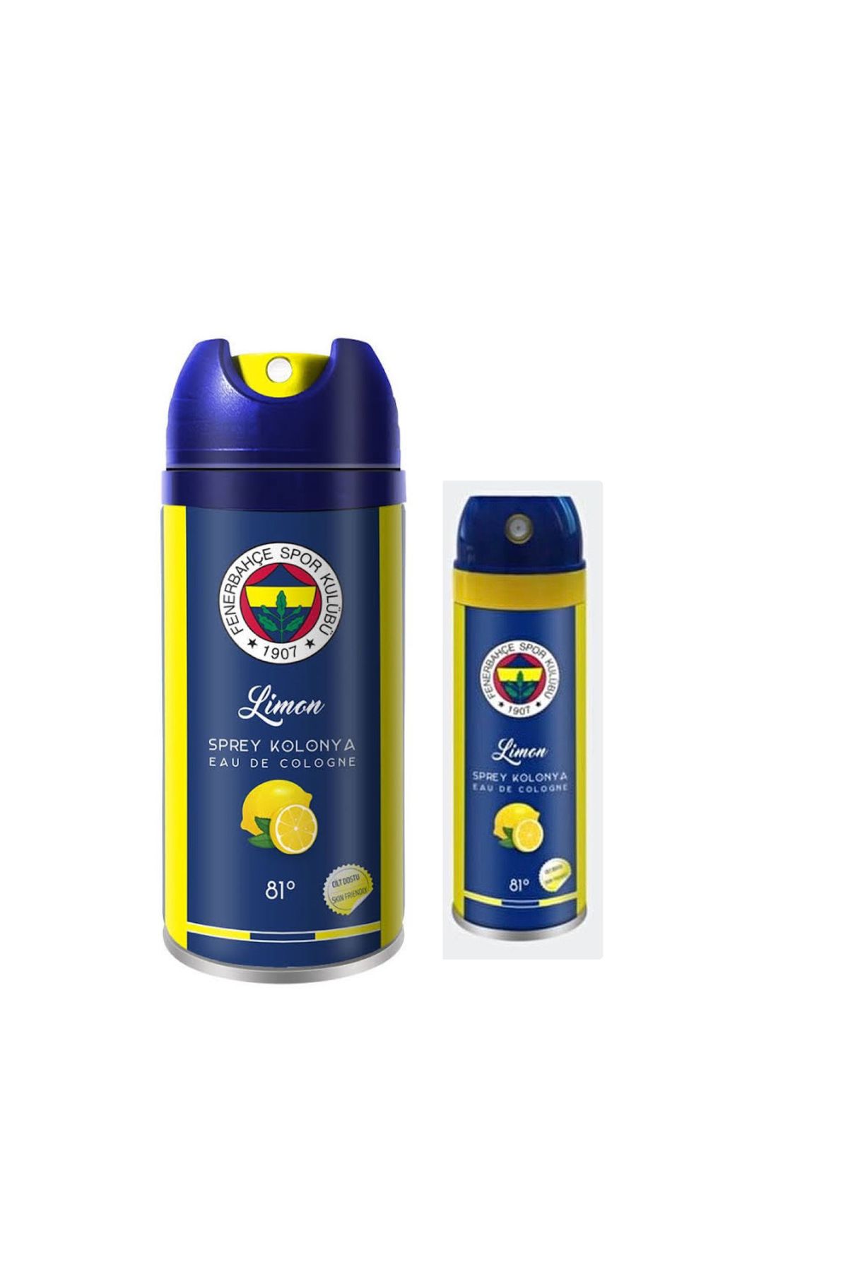 Fenerbahçe 150 ml Limon Kolonya+50 ml Limon Kolonya Seti