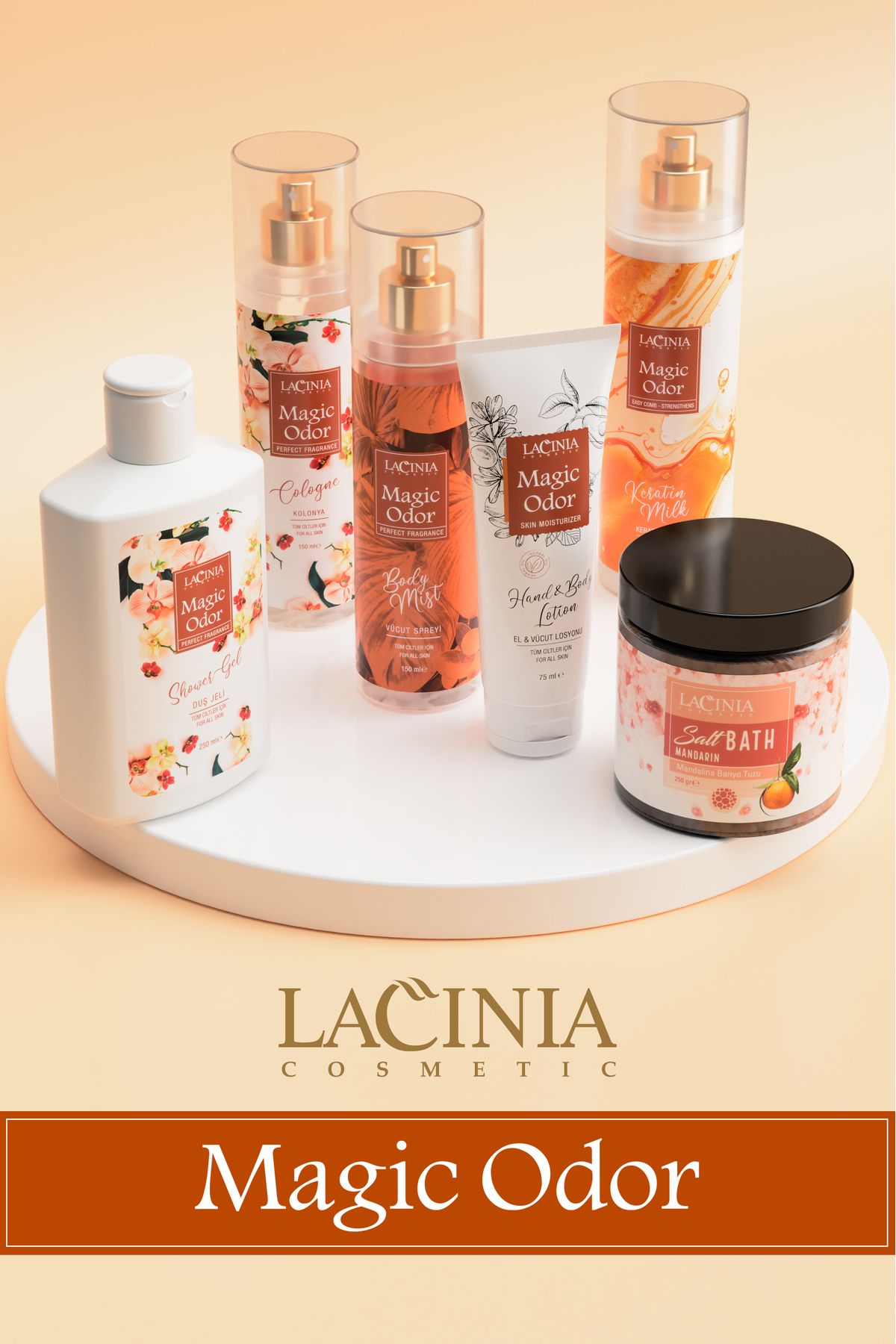 Lacinia Magic Odor Set Saç ve Cilt Ürünleri (6 Ürün)