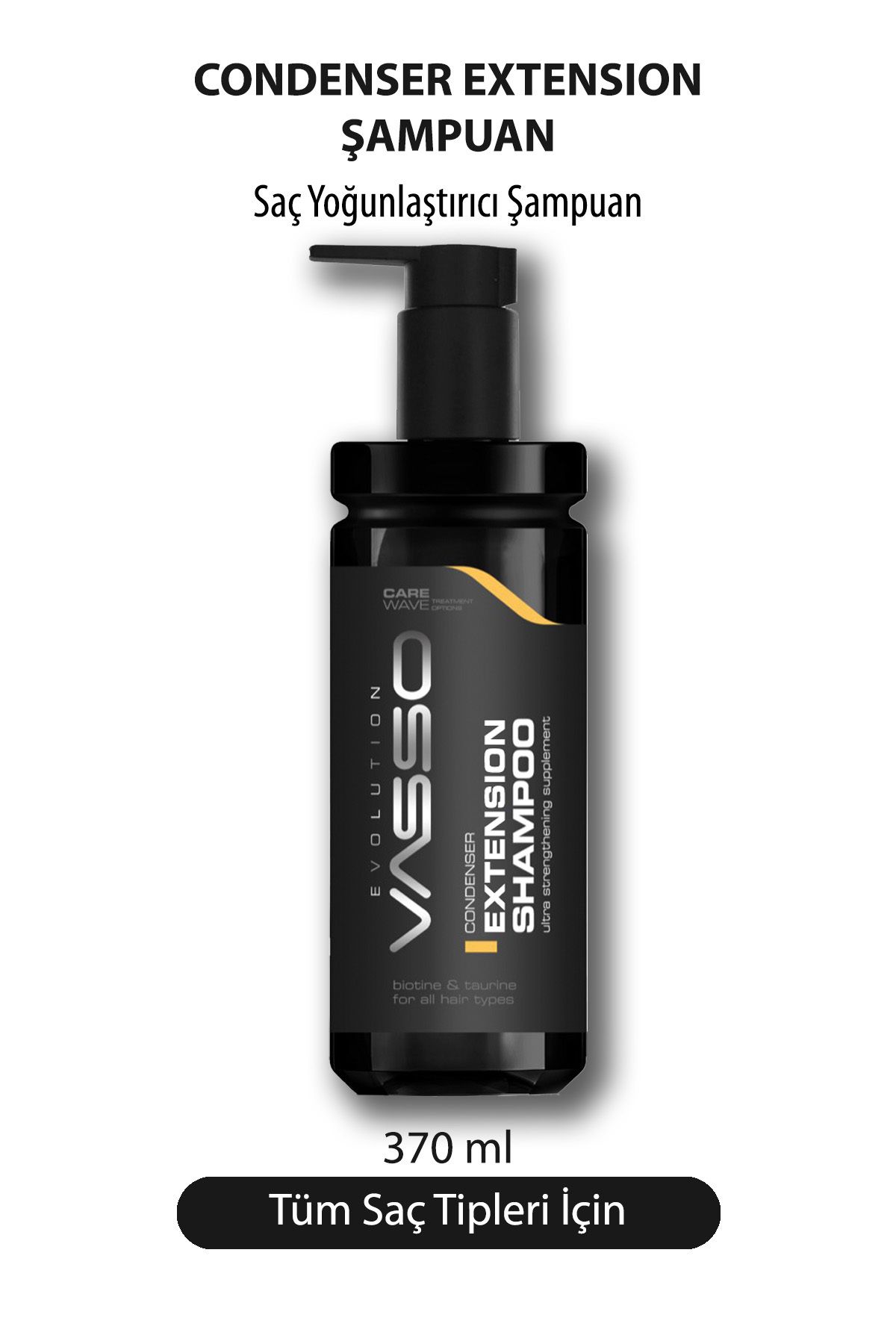 Vasso Men Saç Yoğunlaştırıcı Şampuan - Vasso Men Extension Shampoo 370 ml
