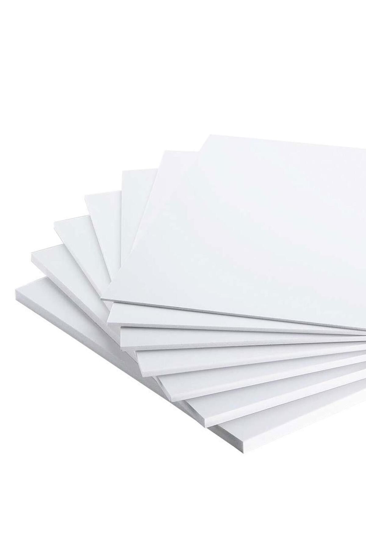Hakel 3mm Beyaz Foreks Levha PVC Foam Levha Dekota Levha Maket Malzemesi