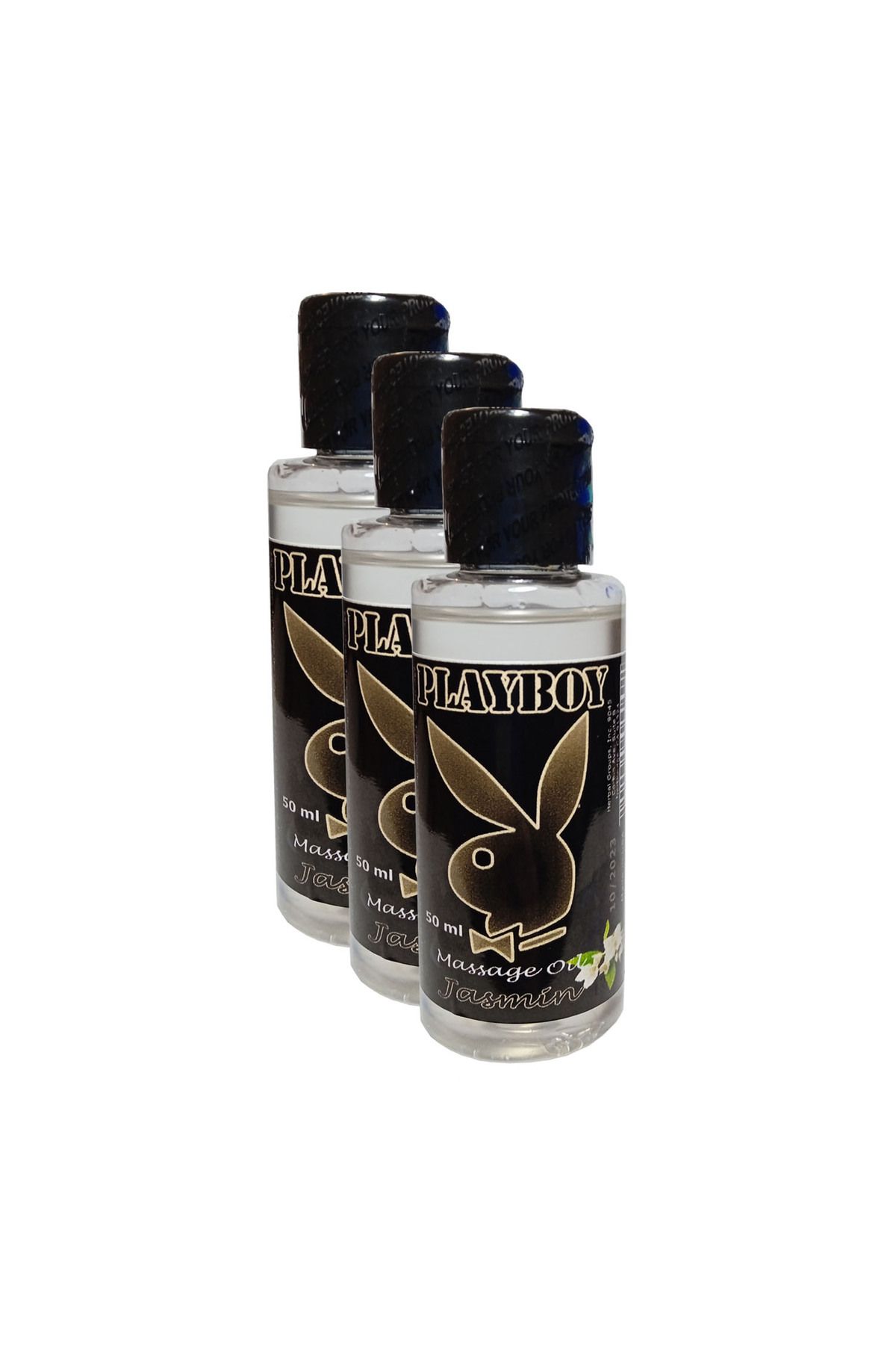 Playboy Jasmine Flavored Massage Oil 50ml Yasemin Aromalı Masaj Yağı 3 Adet