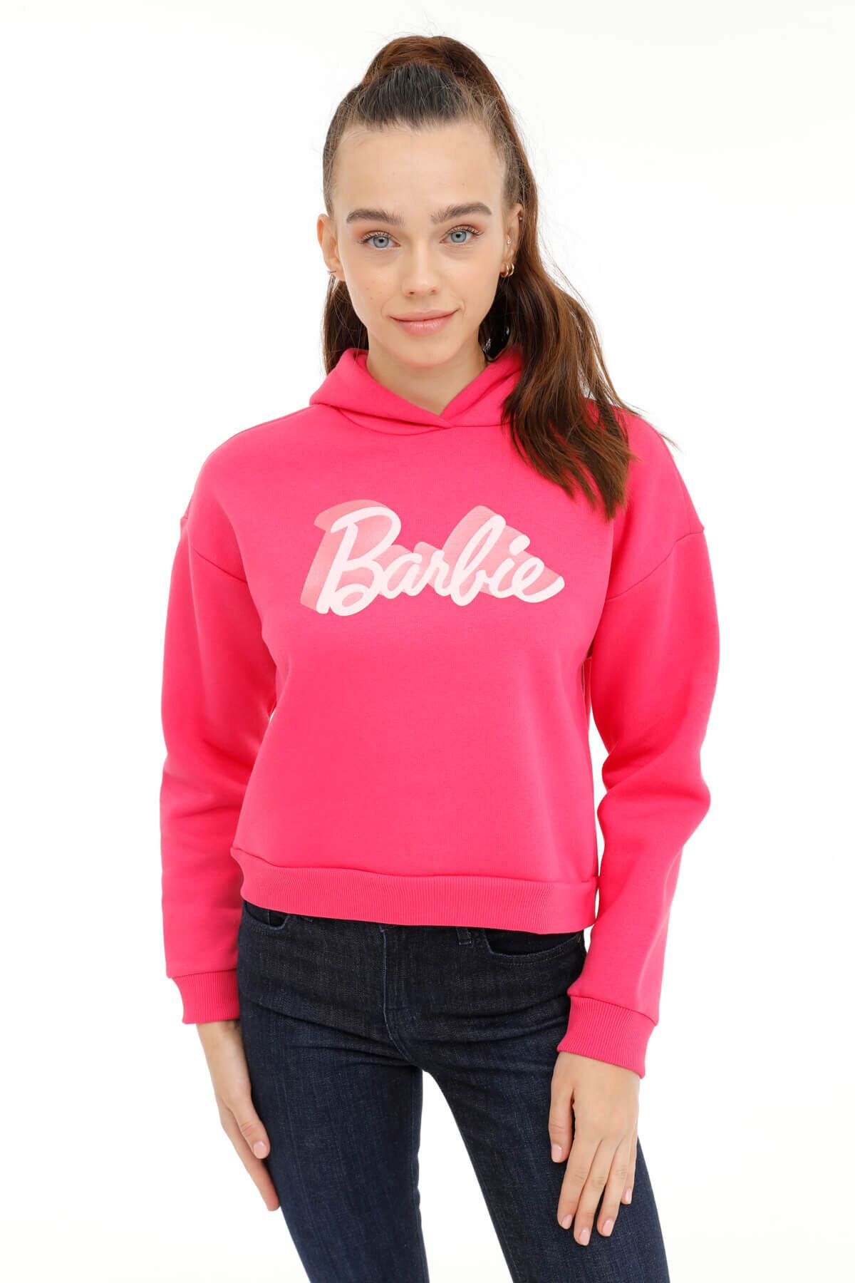 Lumberjack WL BARBIE 17GFL744 4FX Fuşya Kadın Sweatshirt