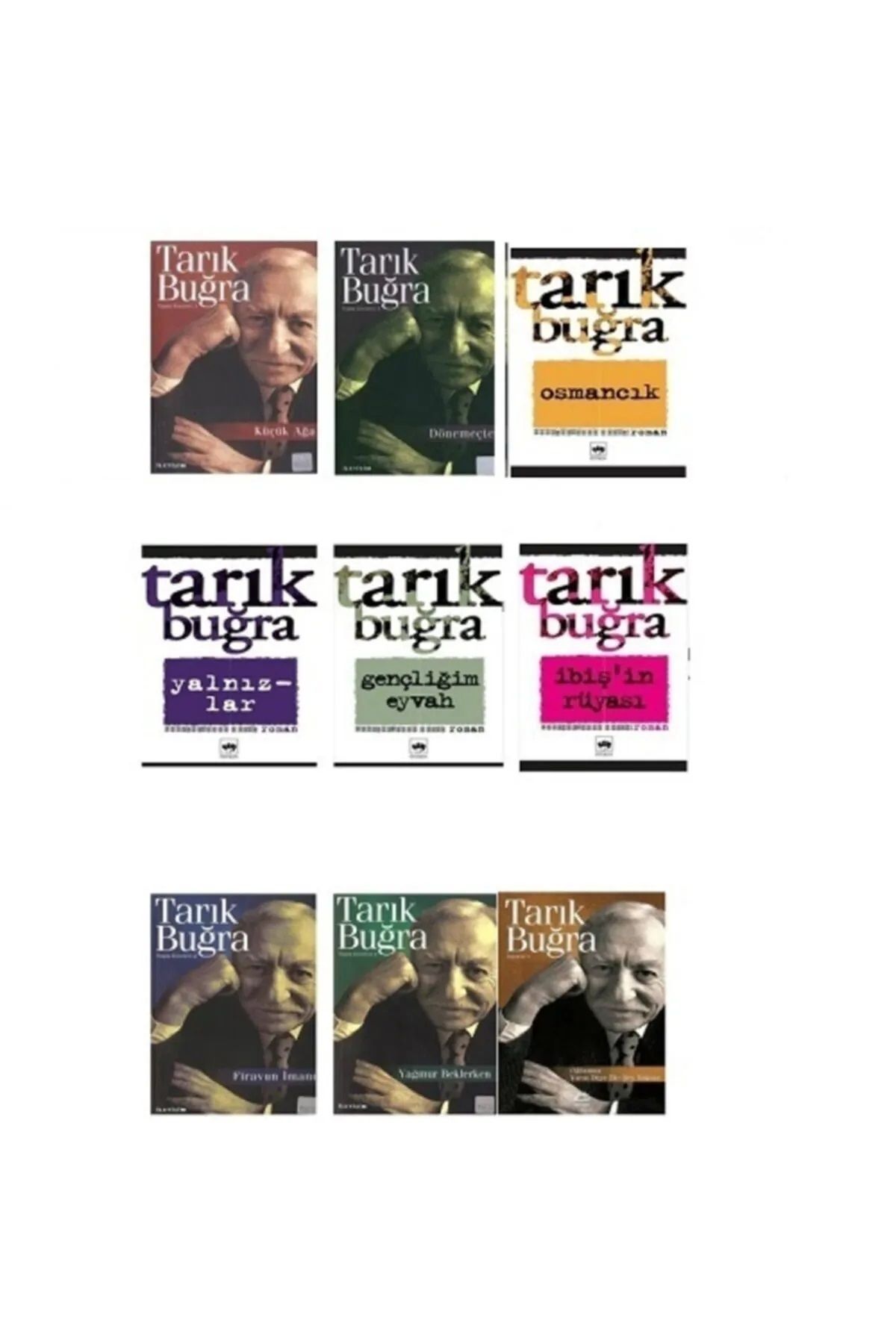 İletişim Yayınları Tarık Buğra - 9 Kitap Set - Osmancık - Küçük Ağa - Yağmur Beklerken - Firavun Imanı