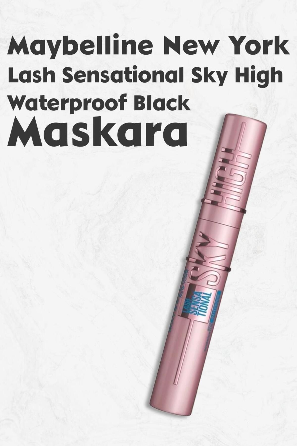 Maybelline New York Lash Sensational Sky High Waterproof Siyah Maskara