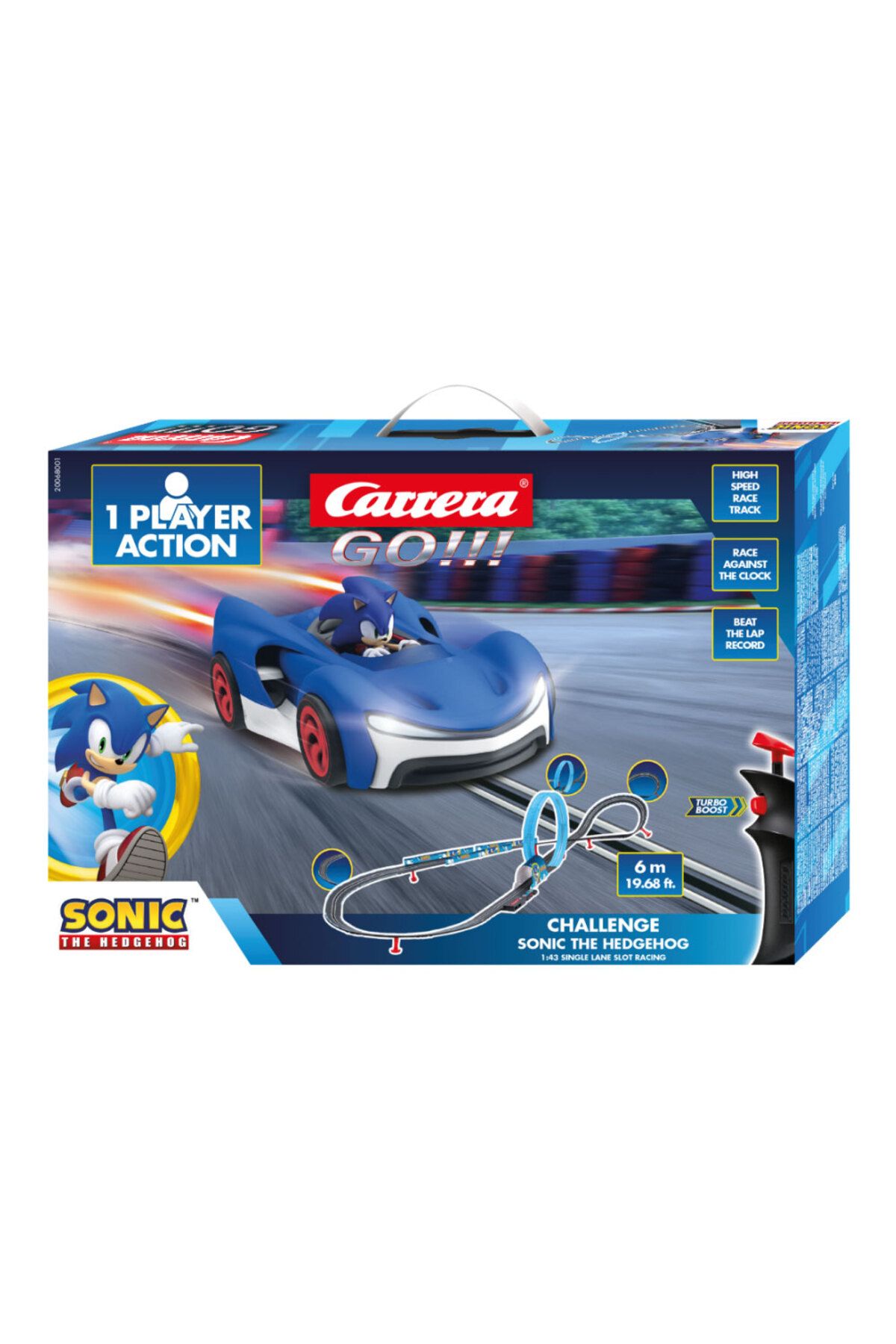 Carrera Go Challenge Sonic Tek Kişilik Yarış Pisti 68001