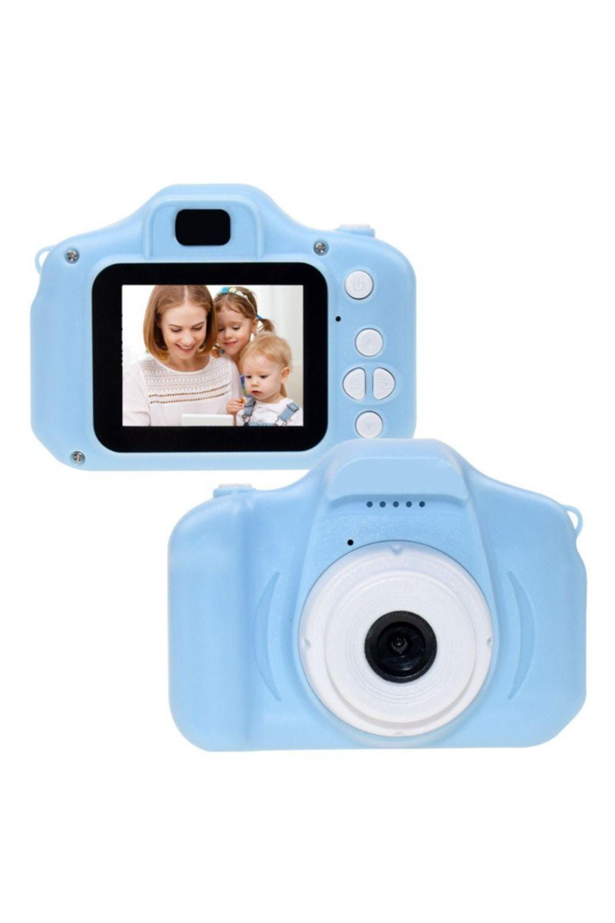 qasul Mini Eğitici Çocuk Dijital Fotoğraf Makinesi 5 Adet Oyun+video+fotoğraf Çekimi 4GB SD KART HEDİYELİ