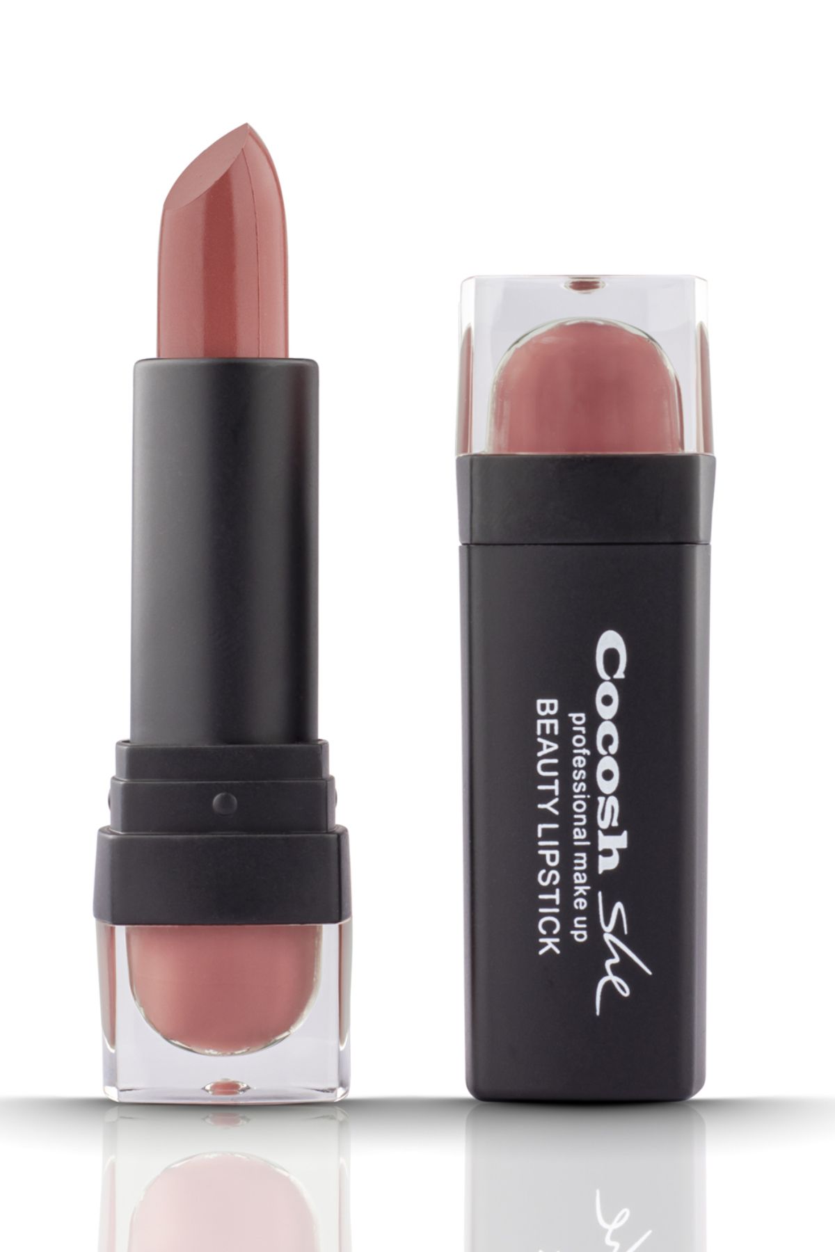 Cocosh She Beauty Lipstick Ruj 08 Rouge, Kremsi Formül, Saten Görünüm, Orta-Tam Kapatıcılık