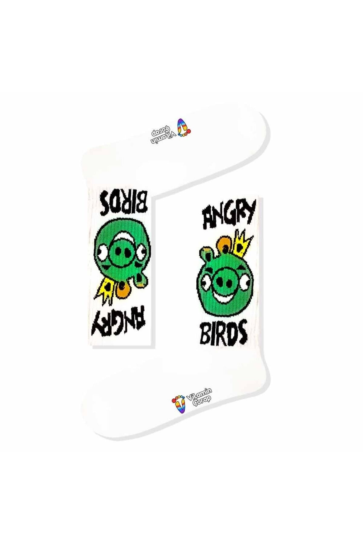 Limmon Store Angry Birds Domuzcuk Atletik Çorap
