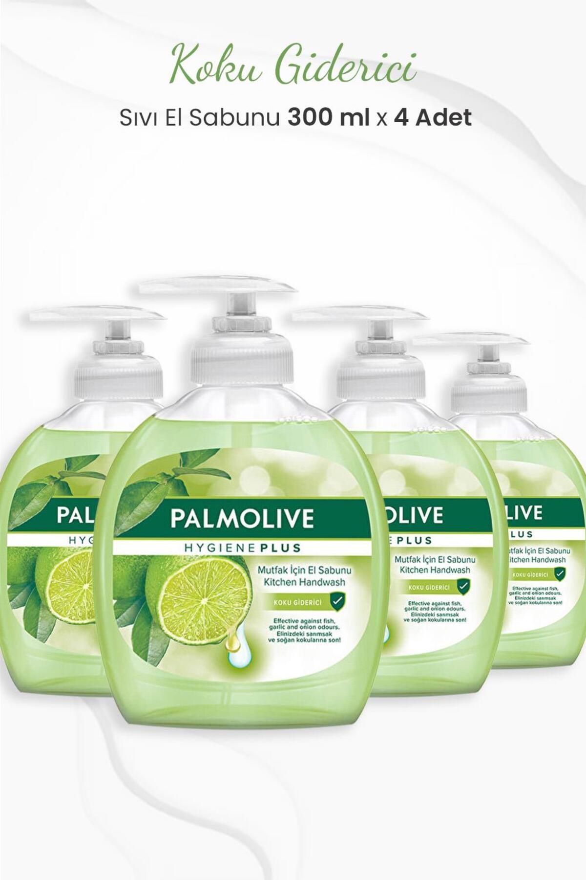Palmolive Hygiene Plus Koku Giderici Sıvı Sabun 300 ml x 4 Adet