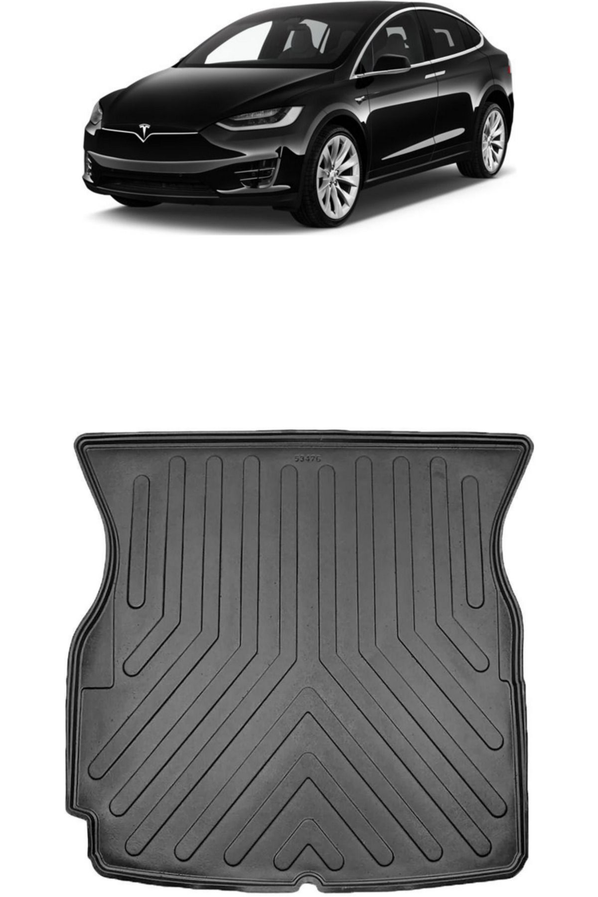 SARAÇ TİCARET PAZARLAMA Rizline Tesla Model X 5 Koltuklu 2015-2021 3D Bagaj Havuzu