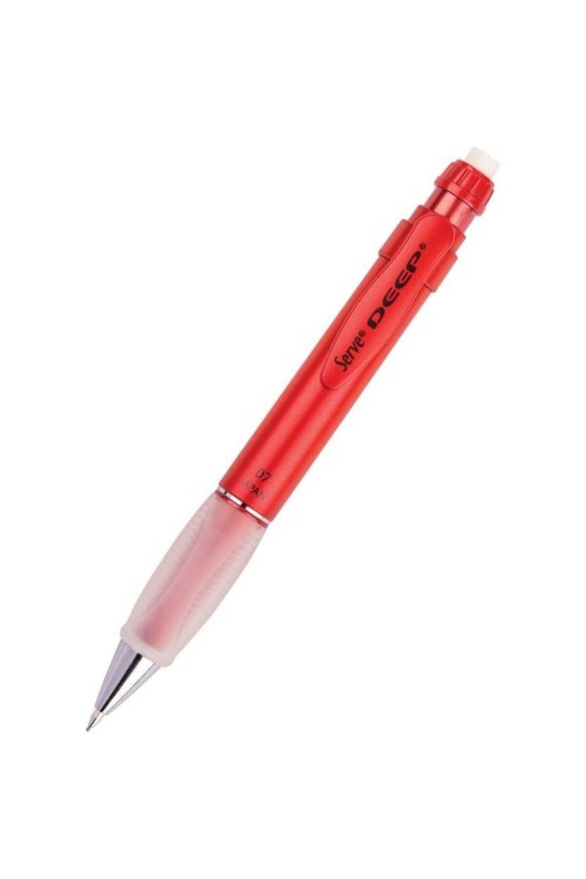 Serve Versatil Kalem (Mekanik Kurşun Kalem) Deep 0.7 Mm Metalık Lav Kırmızı