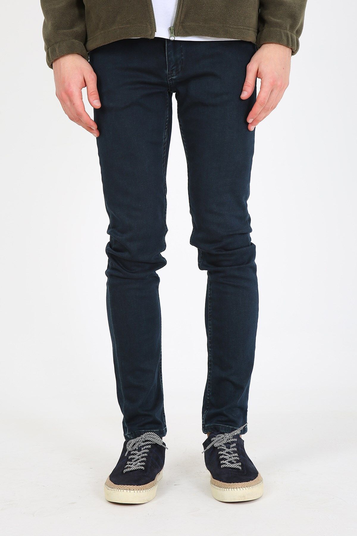 Twister Jeans Panama 640-01 Dark Blue Erkek Likralı Dar Kesim Kot Pantolon Laci