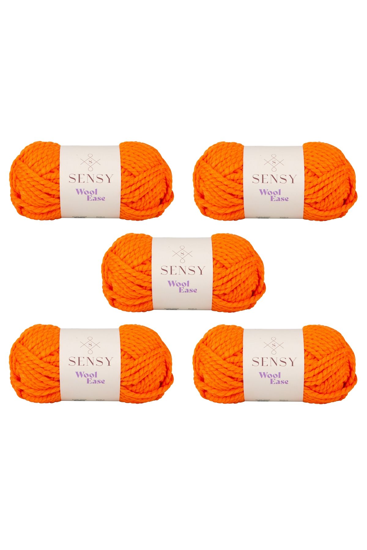 SENSY Wool Ease 5 Adet El Örgü İpi Atkı Bere Şapka İp Panço İpi Hırka İpliği Örgü İpi