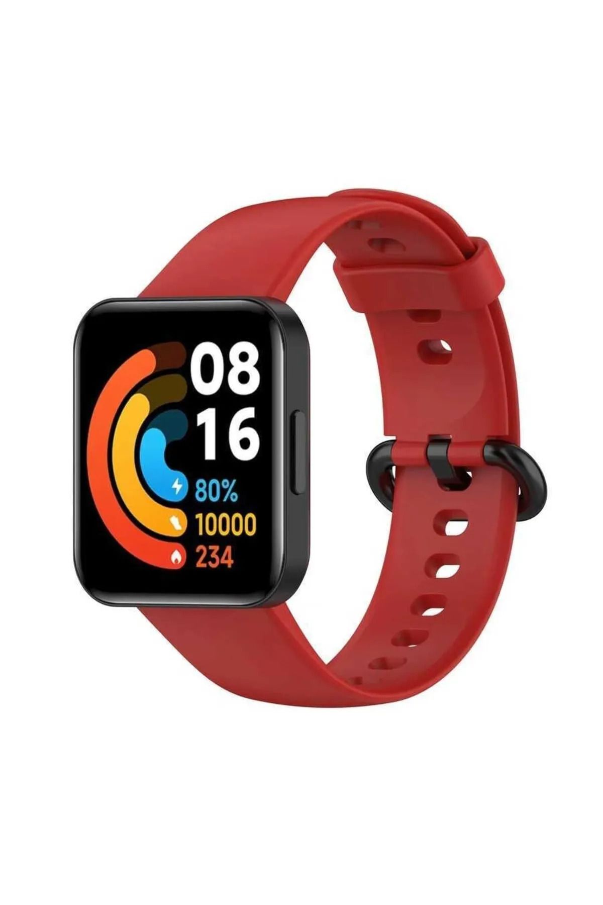 mimtec Xiaomi Redmi Watch 2 Lite Uyumlu Kordon Akıllı Saat Bileklik Kordonu Silikon Kayış