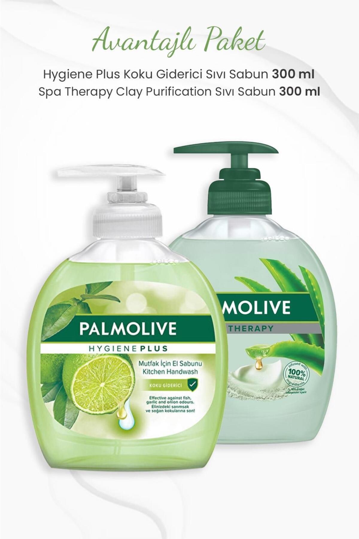 Palmolive Koku Giderici 300 ml ve Clay Purification Sıvı Sabun 300 ml