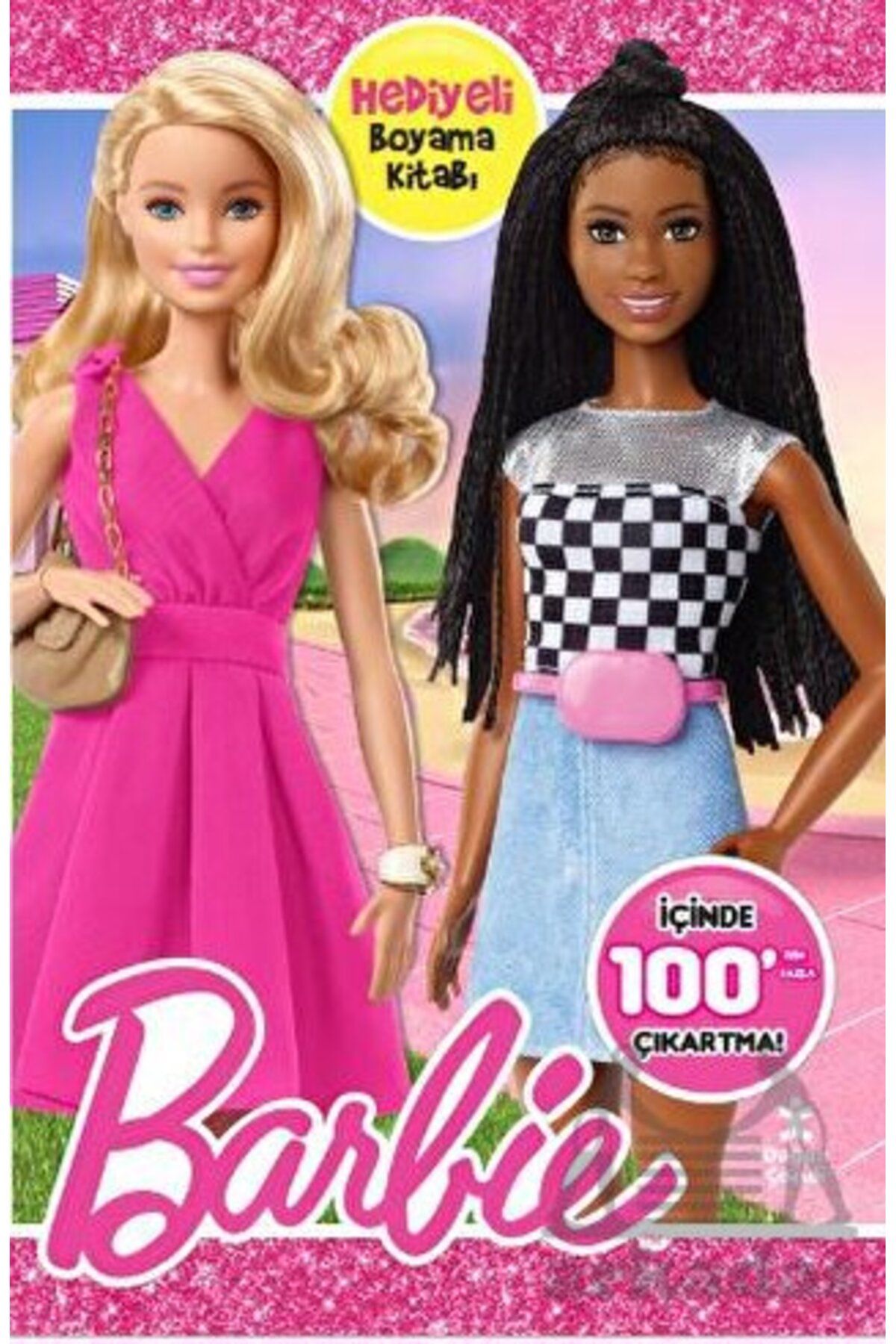 Doğan Çocuk Barbie 100+ Çıkartma Hediyeli Boyama Kitabı