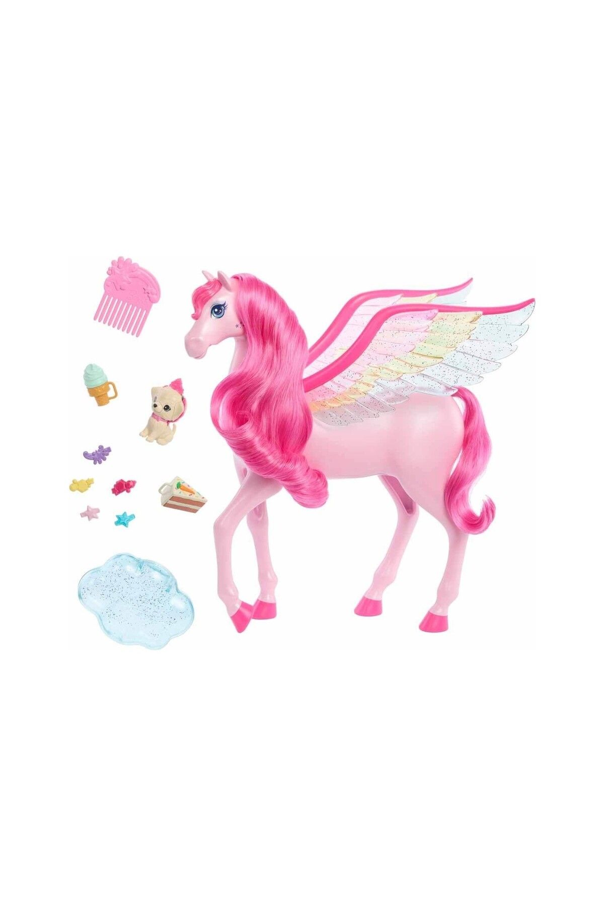 Mattel Barbie Sesli ve Işıklı Magic Pegasus ve Aksesuarları