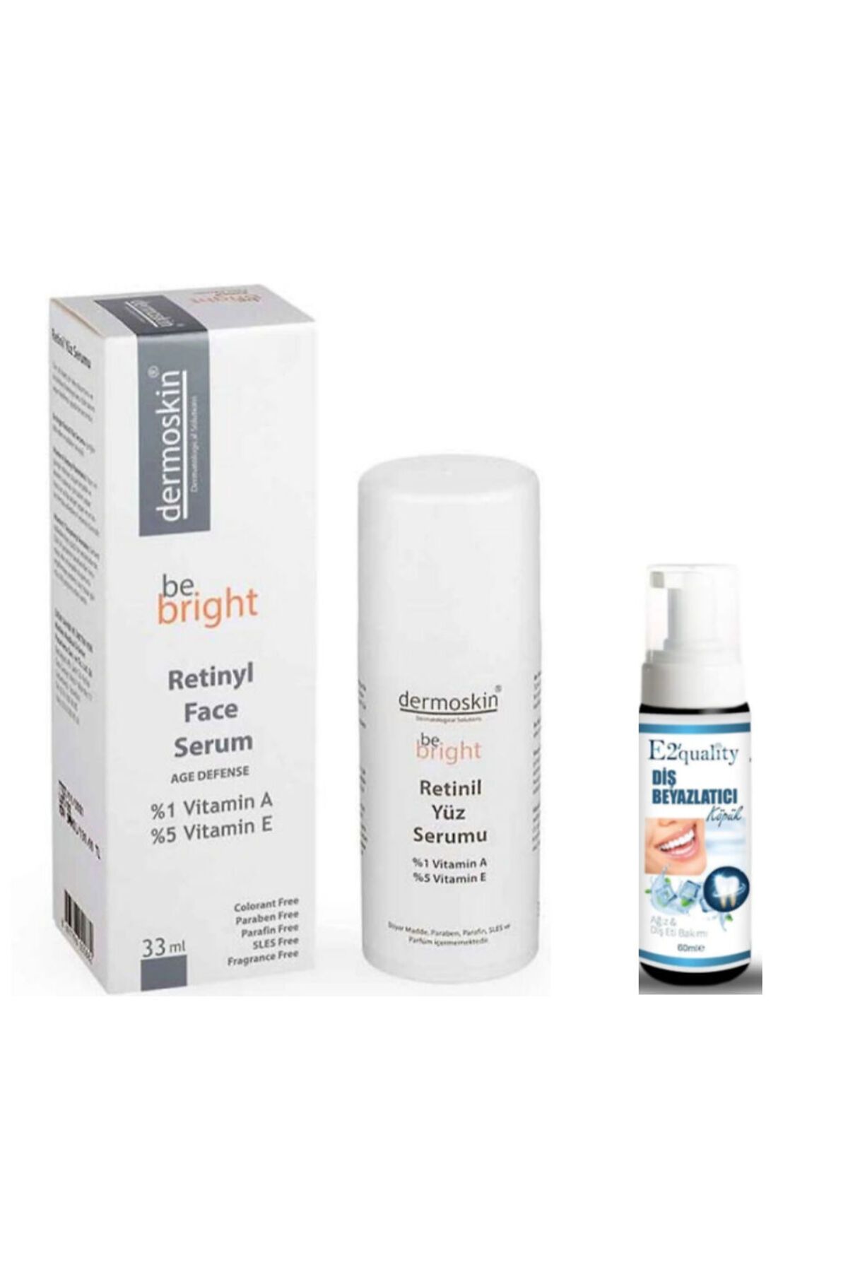 Dermoskin Be Bright Retinil Face Serum 33 ml- Diş Beyazlatıcı Köpük
