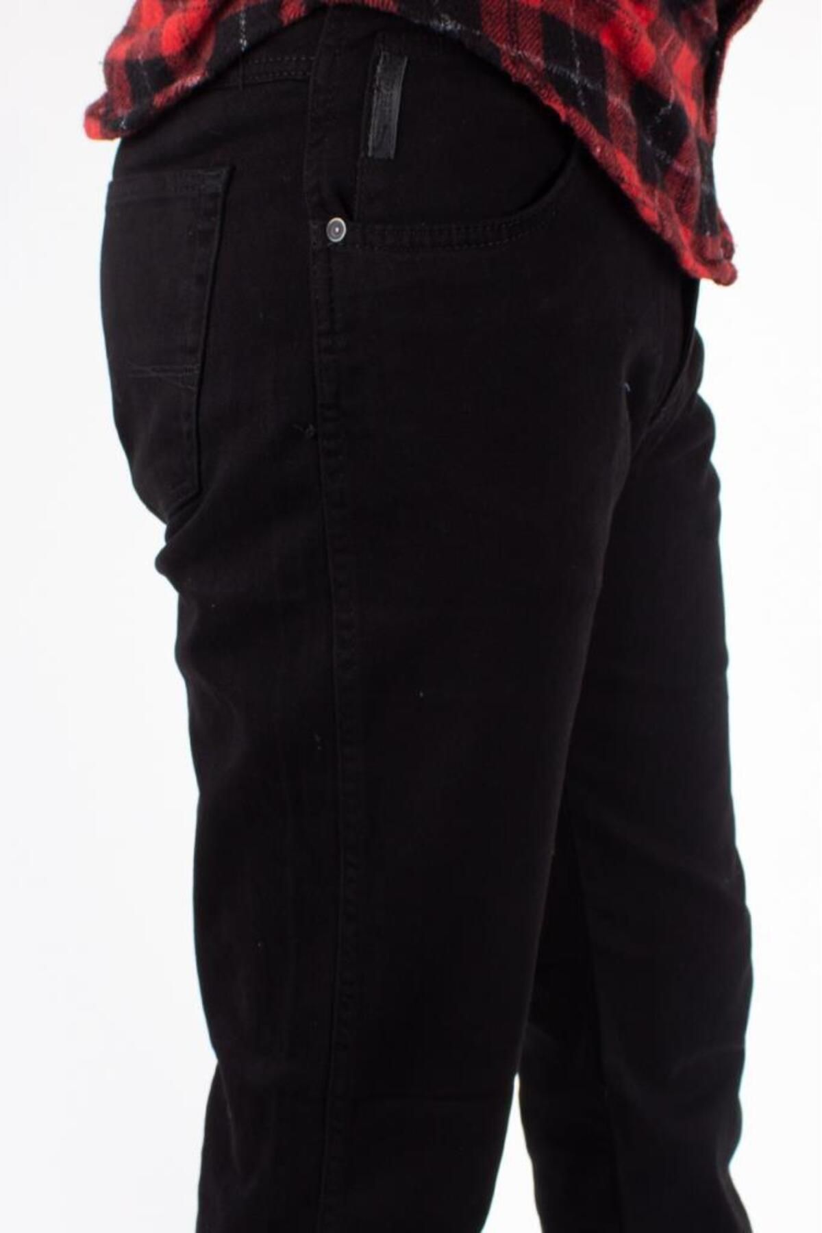 Twister Jeans Twister Vegas 132-236 Siyah Yüksek Bel Rahat Paça Erkek Jeans Pantolon