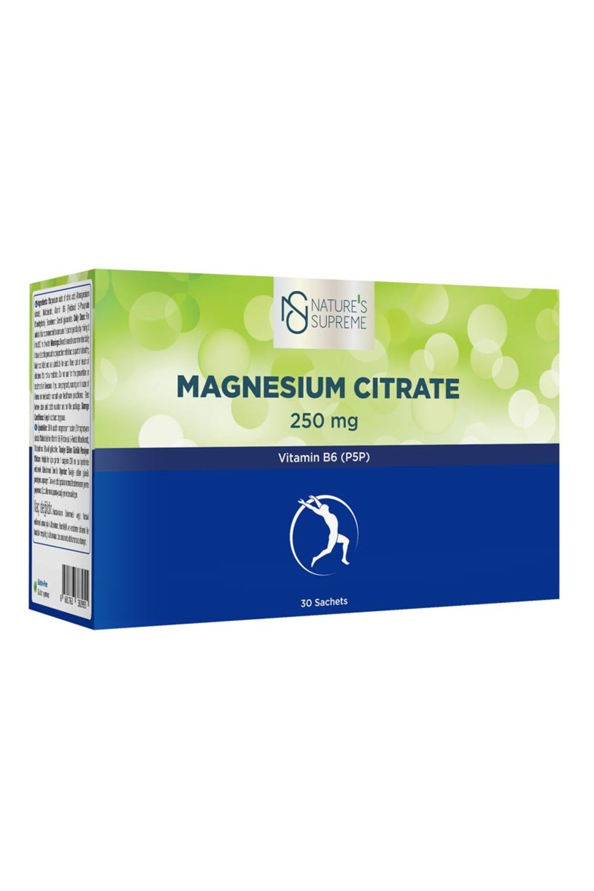 Natures Supreme Magnesium Citrate Vitamin B6 (P5P) 30 Saşe